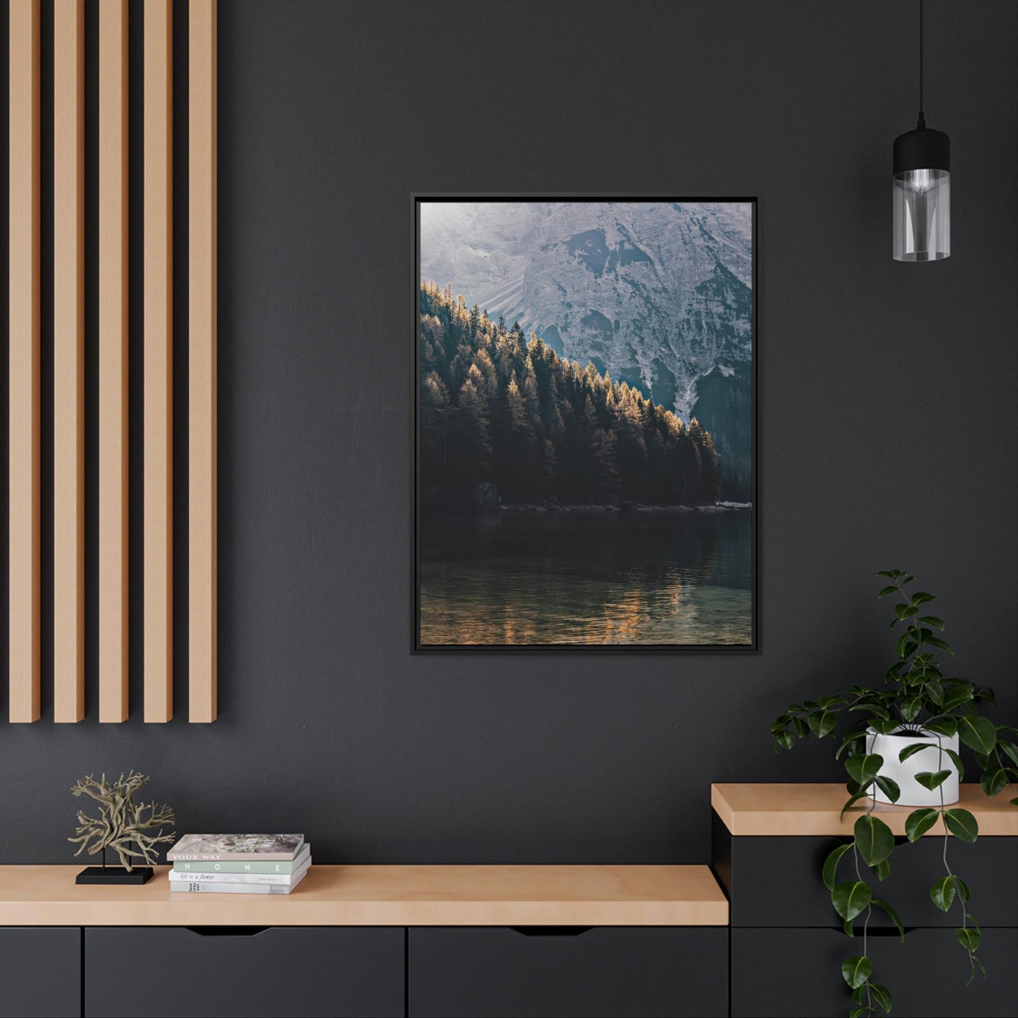 Lakes And Rivers Reflective Beauty: Lakes and Rivers on Canvas and Framed Poster Art