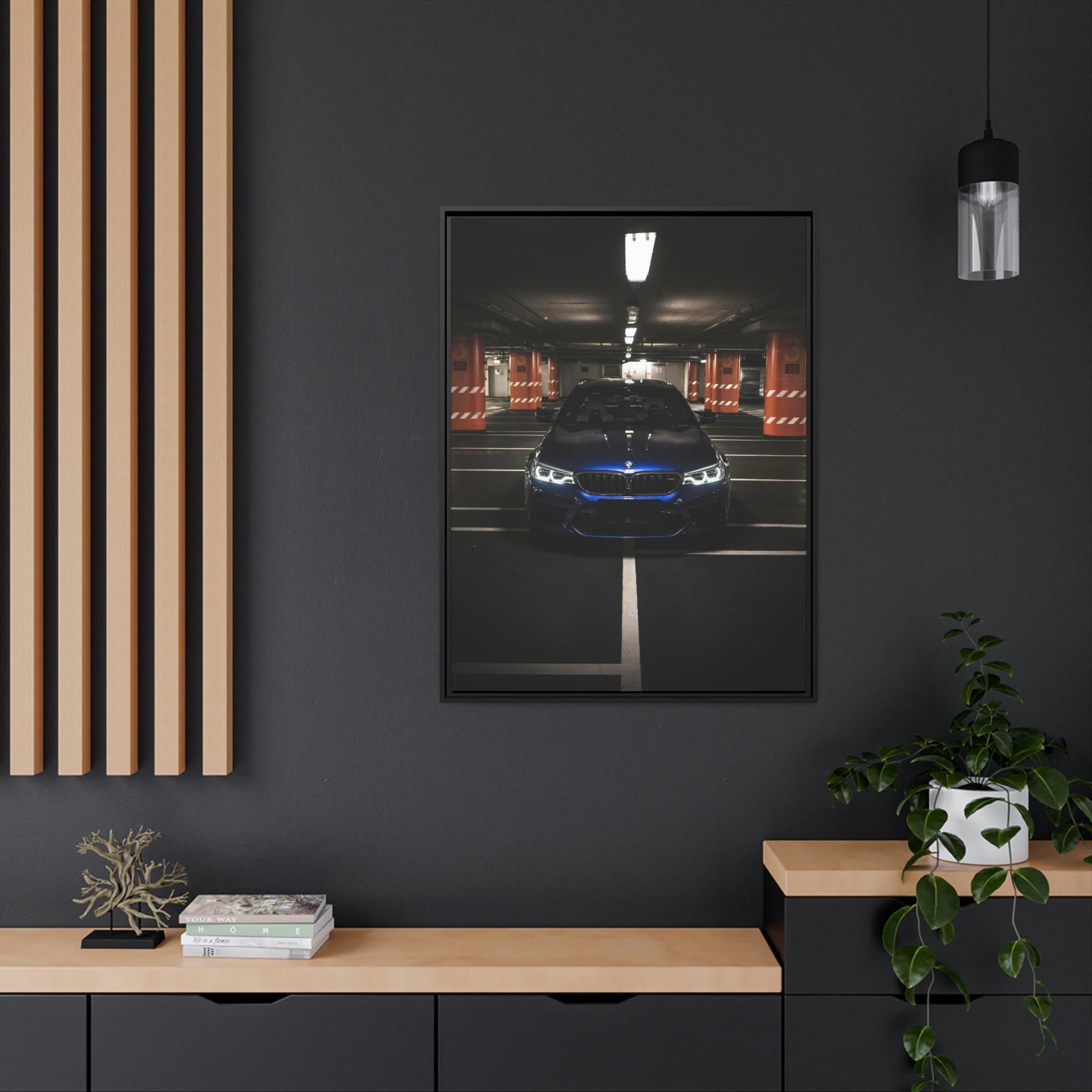 Bmw The Power of BMW: High-Quality Art Print on Natural Canvas & Poster