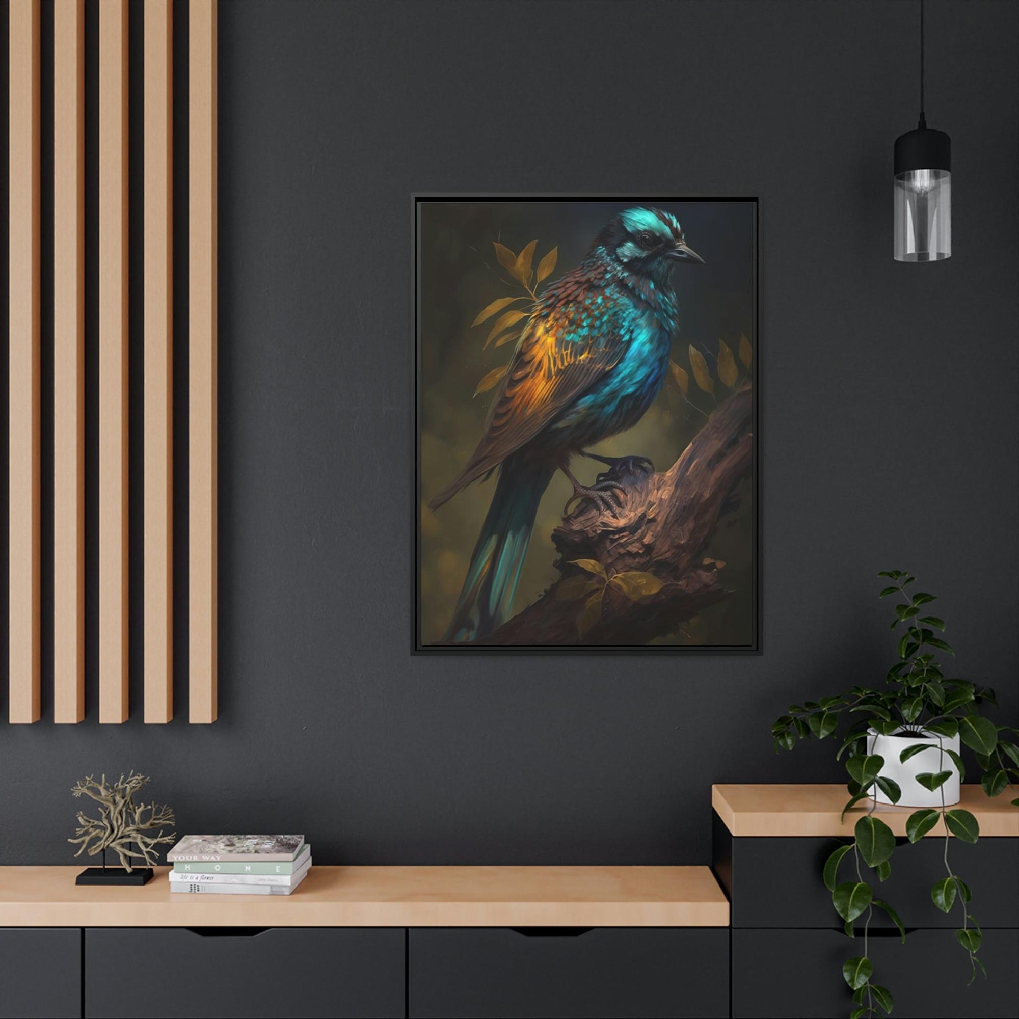 Birds The Majestic Birds: A Framed Canvas & Poster Print of Birds