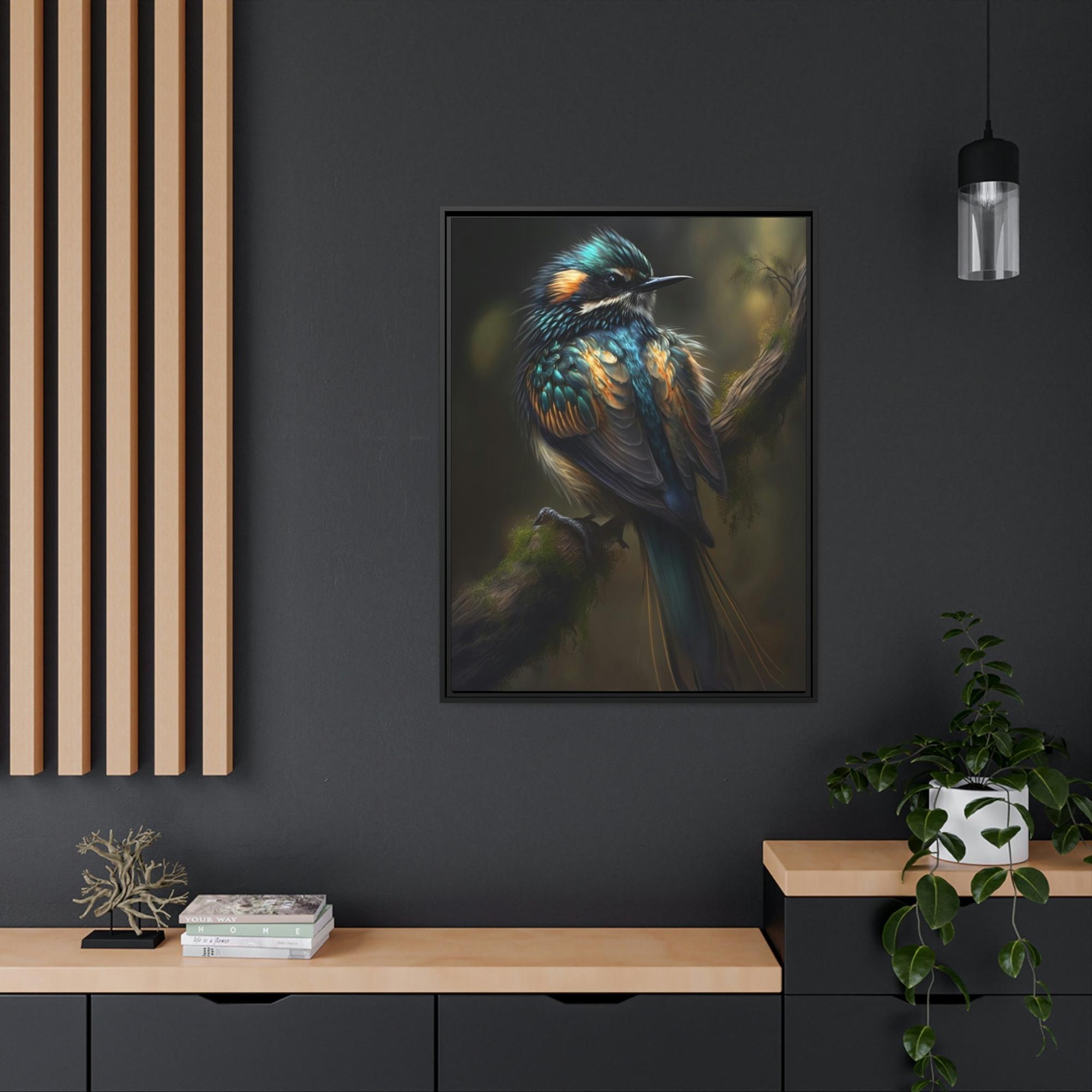 Birds The Birds' Paradise: A Natural Canvas & Poster Print of Birds in Forest