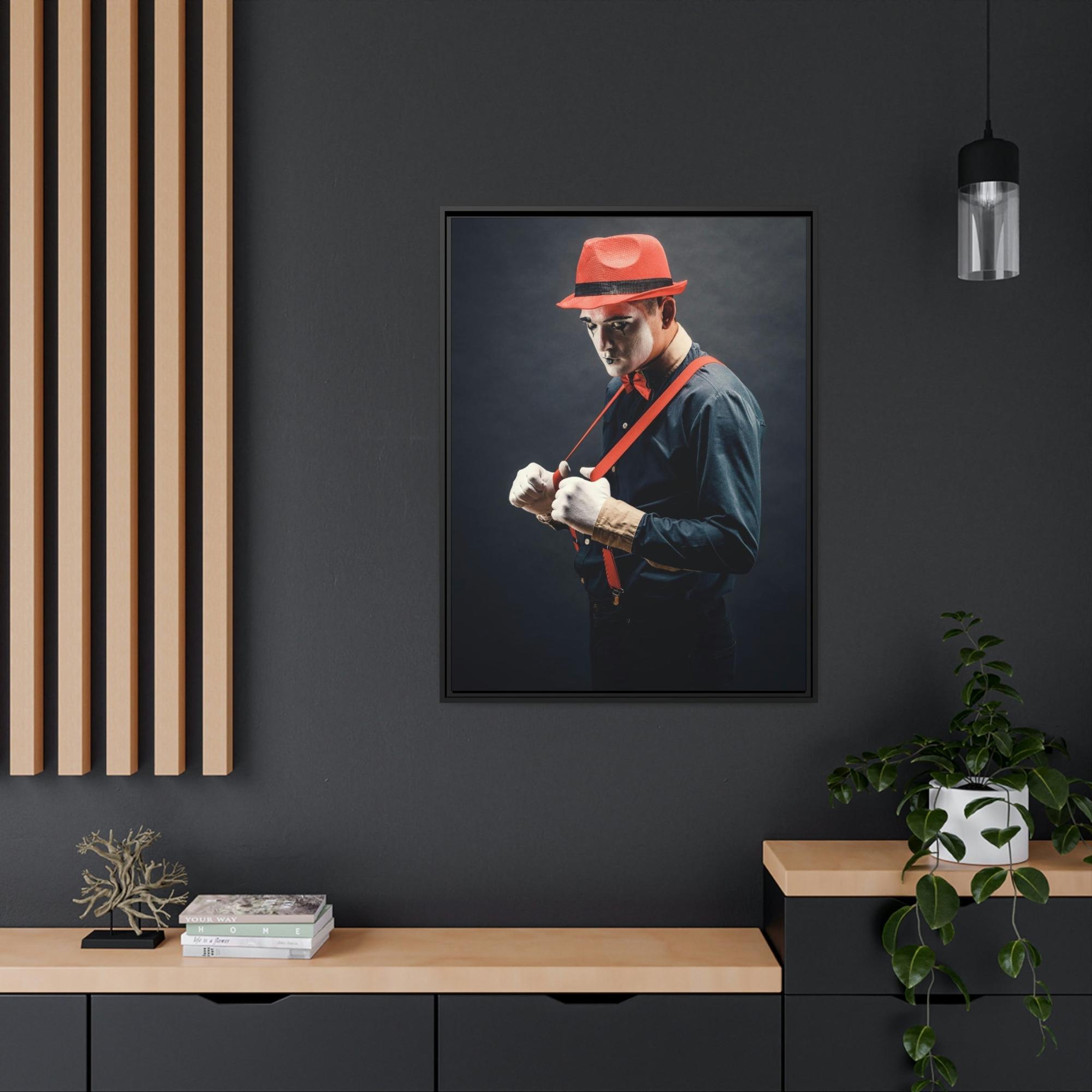 Comedians The Comedian's Art: Captivating Print on Framed Canvas for Your Home