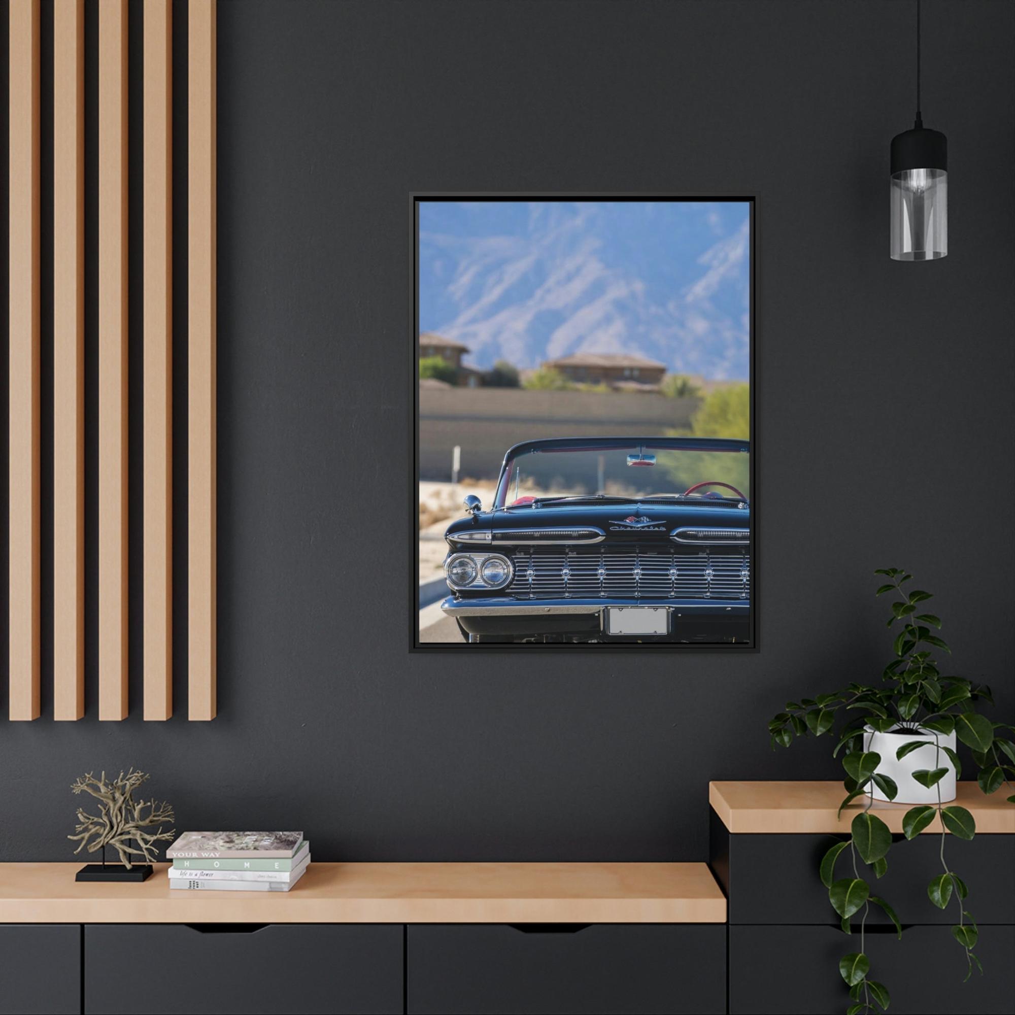 Chevrolet Vintage Chevrolet: Print on Canvas for Retro Decor