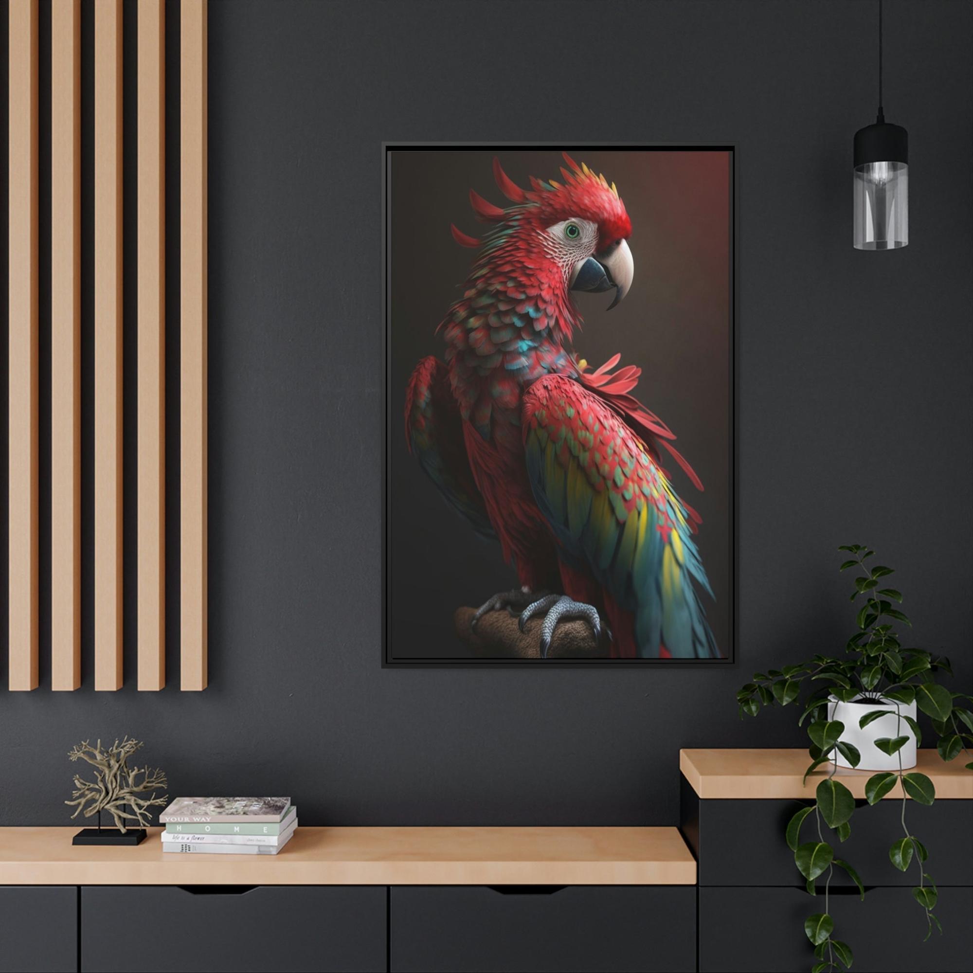 Parrots Winged Wonders: A Canvas of Parrot Majesty and Magic