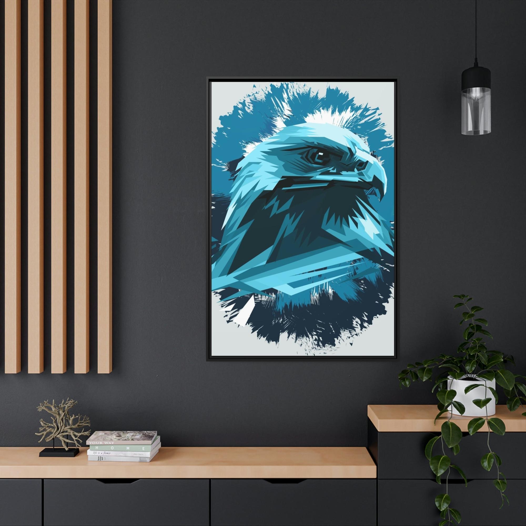 undefined Eagle's Resplendence: Canvas Wall Art, Immersing in their Radiant Glory