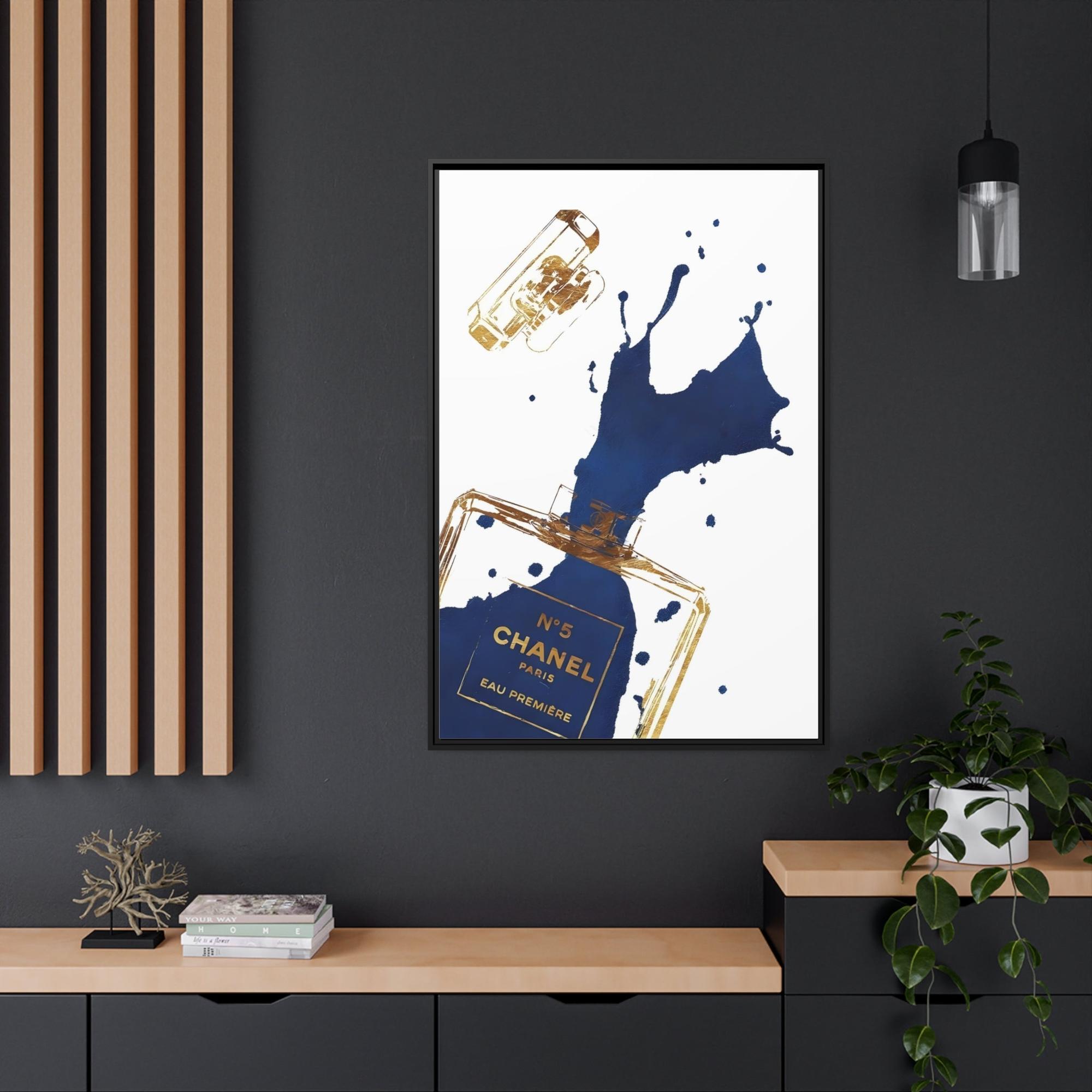 Chanel Framed Elegance: Celebrating Chanel's Iconic Influence on Canvas & Poster