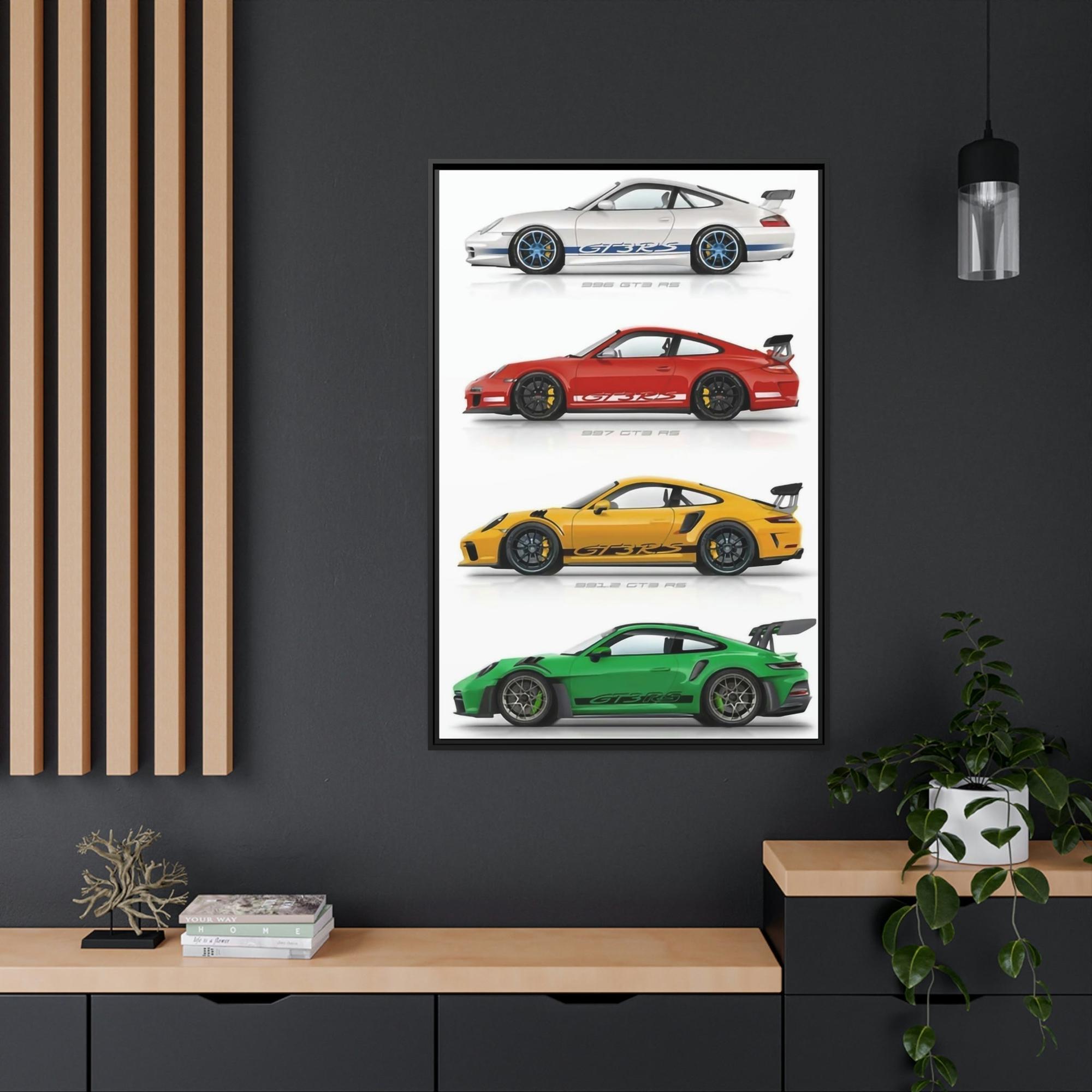 Porsche The Art of Porsche: Framed Poster & Canvas for Enthusiasts and Collectors