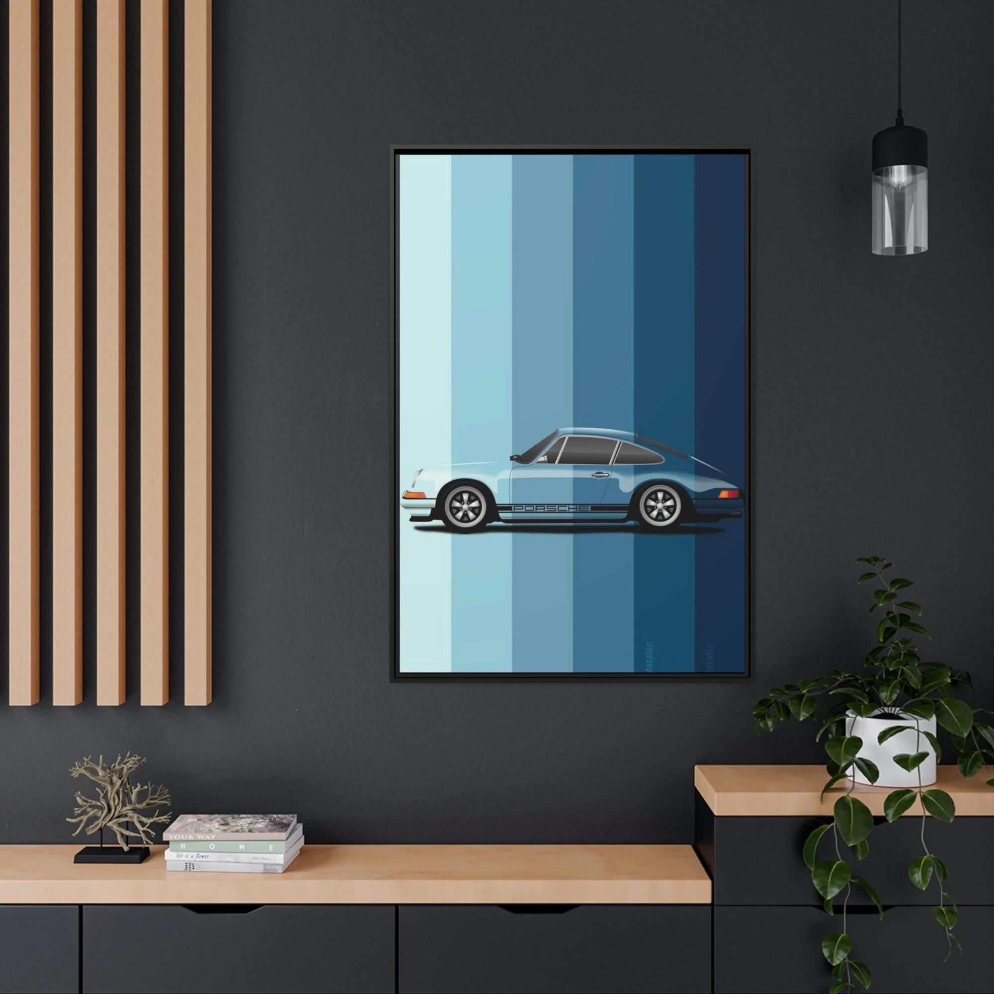 Porsche Porsche Evolution: Timeless Wall Decor on a Framed Canvas & Poster