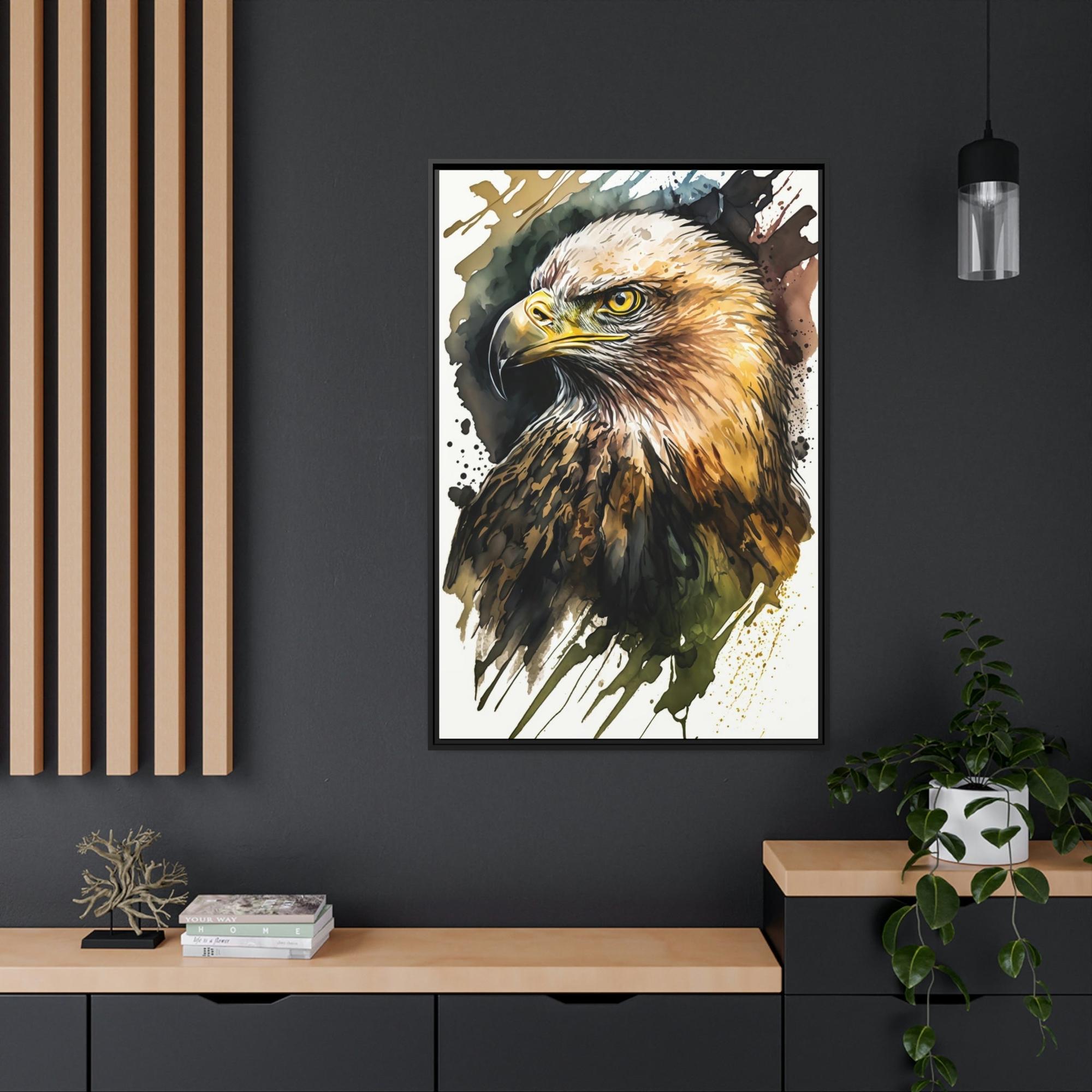 Eagles Eagle's Gaze: Poster & Canvas Capturing the Intensity of these Regal Birds