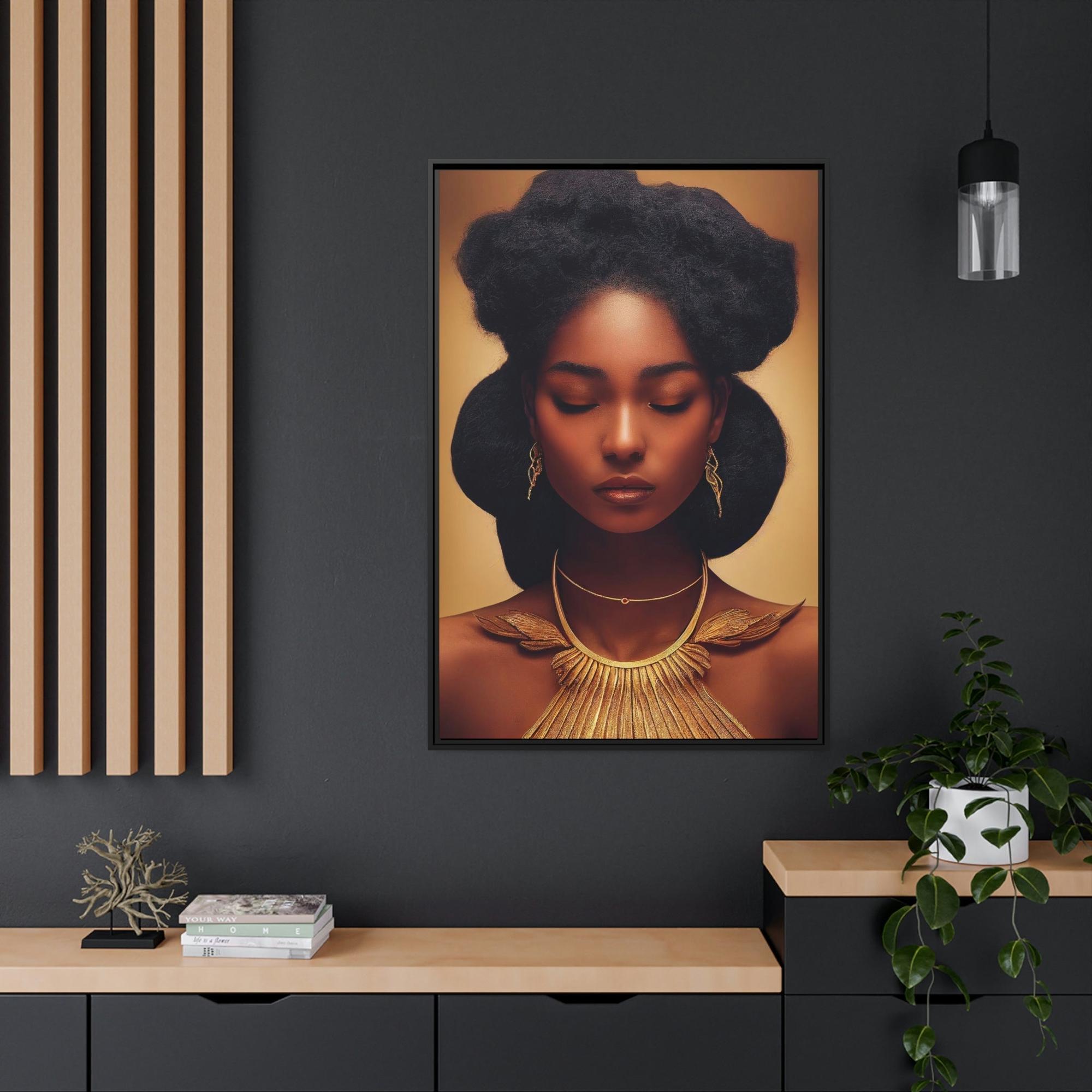 Glam Touch of Glam: Canvas & Poster Wall Art Piece of Stylish Elegance