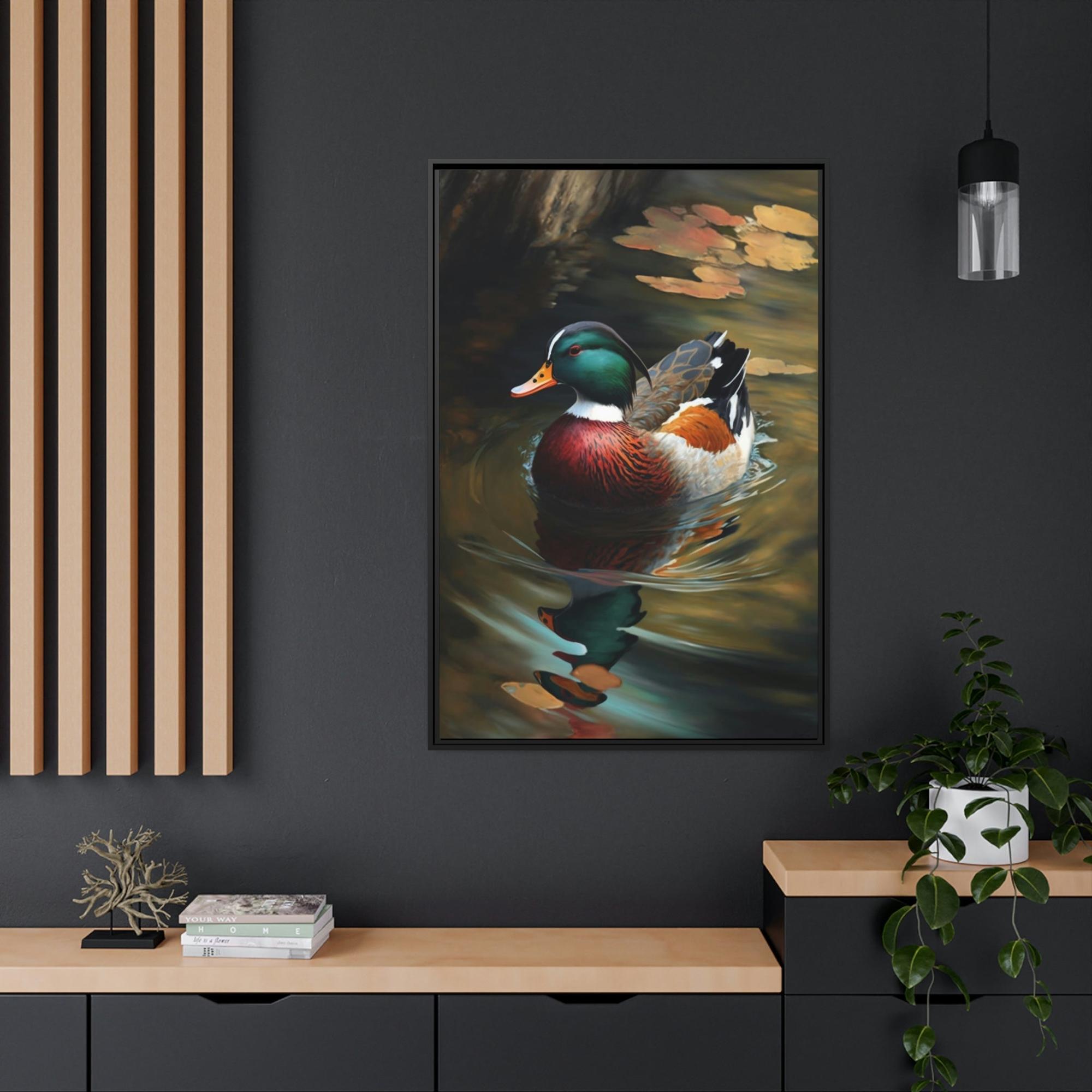 Ducks Reflections of Nature: An Artistic Rendering of Ducks