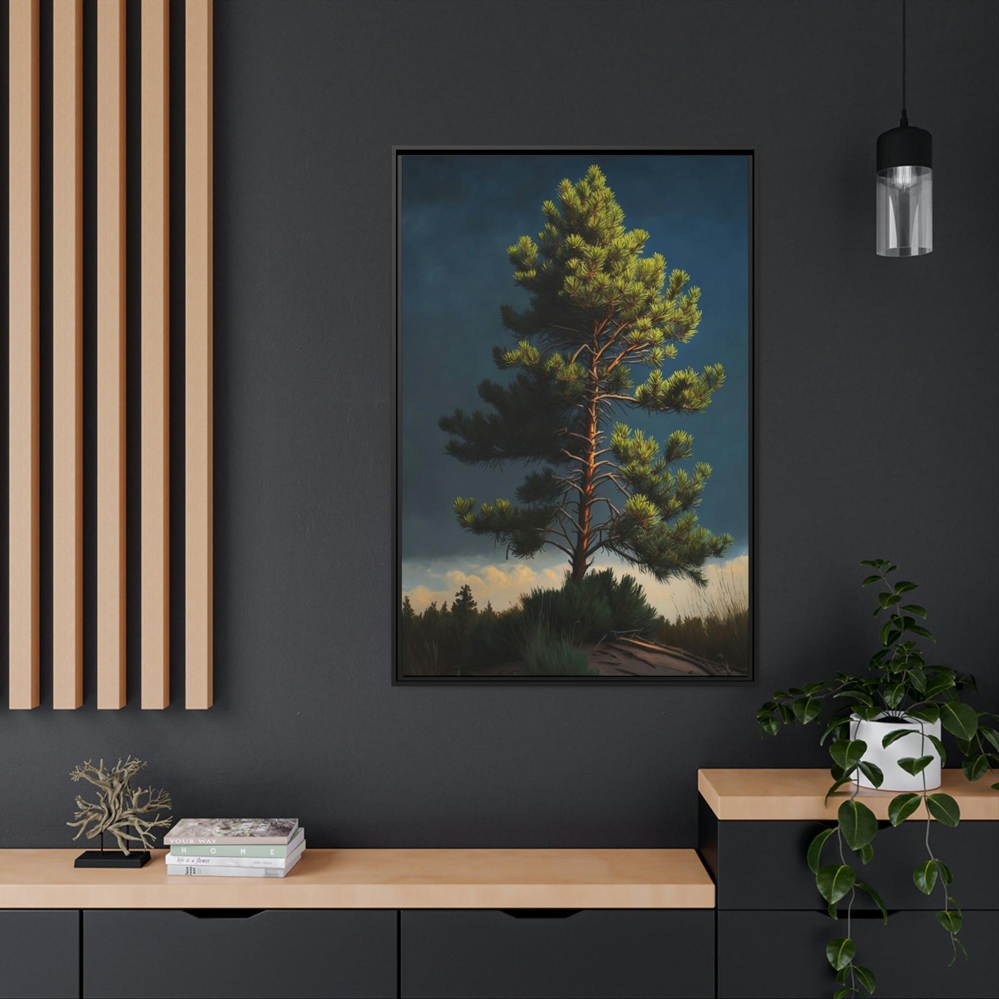 Pine Trees Pine Tree Sanctuary: A Canvas of Peace and Solitude