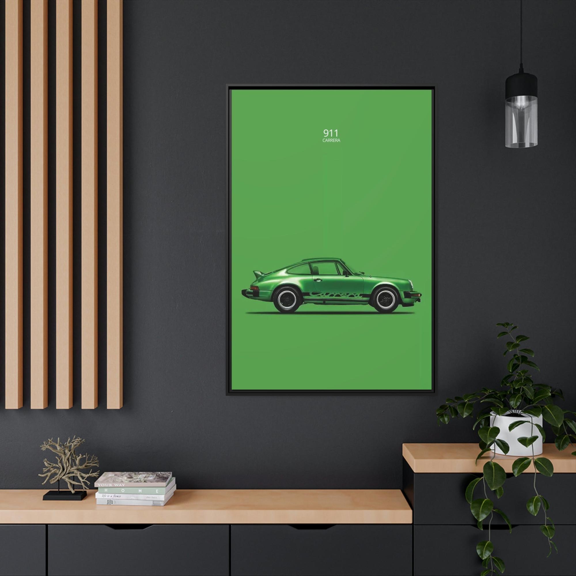 Porsche Classic Porsche: Vintage Wall Art on Natural Canvas & Poster