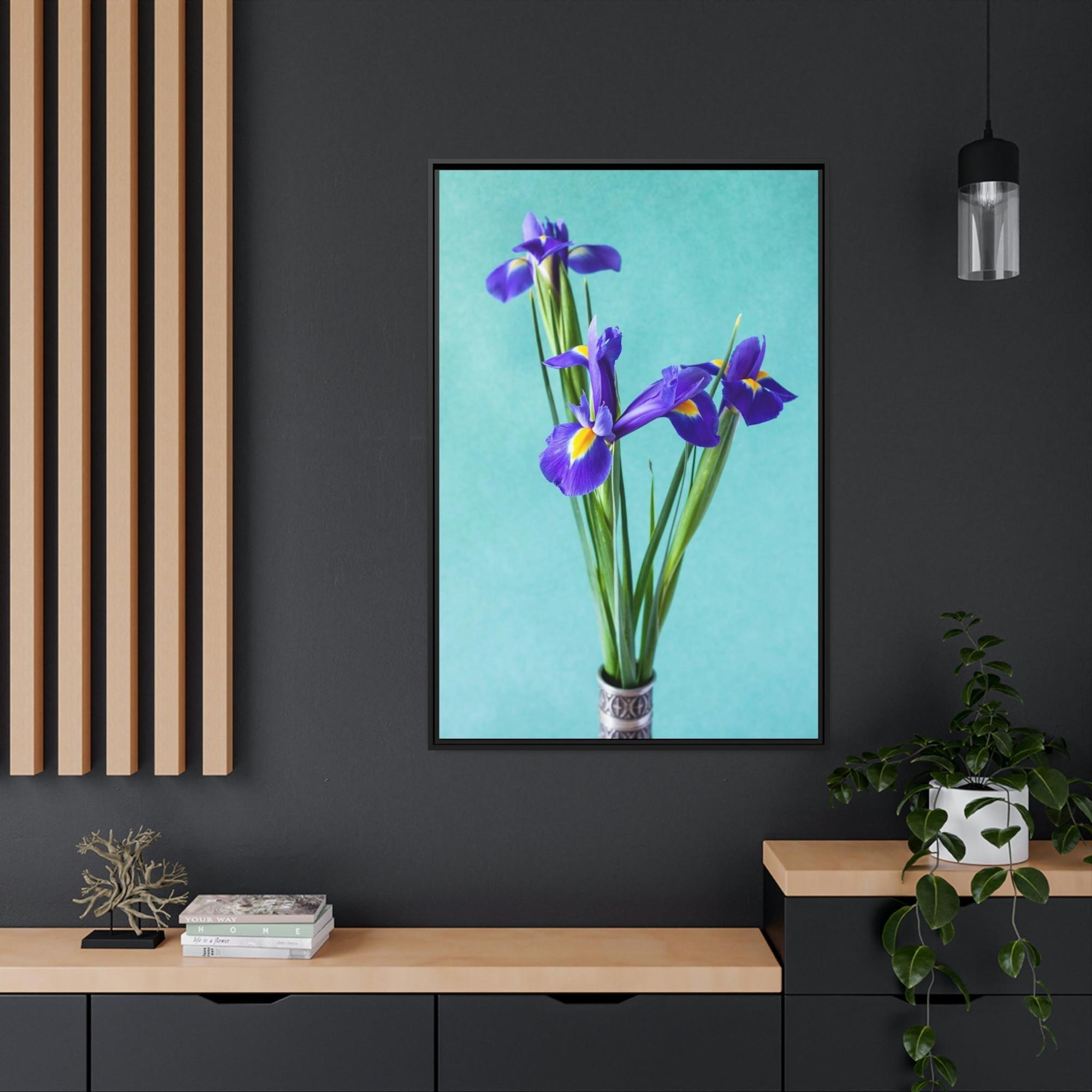 Irises Iris Radiance: A Canvas of Bright and Bold Blossoms
