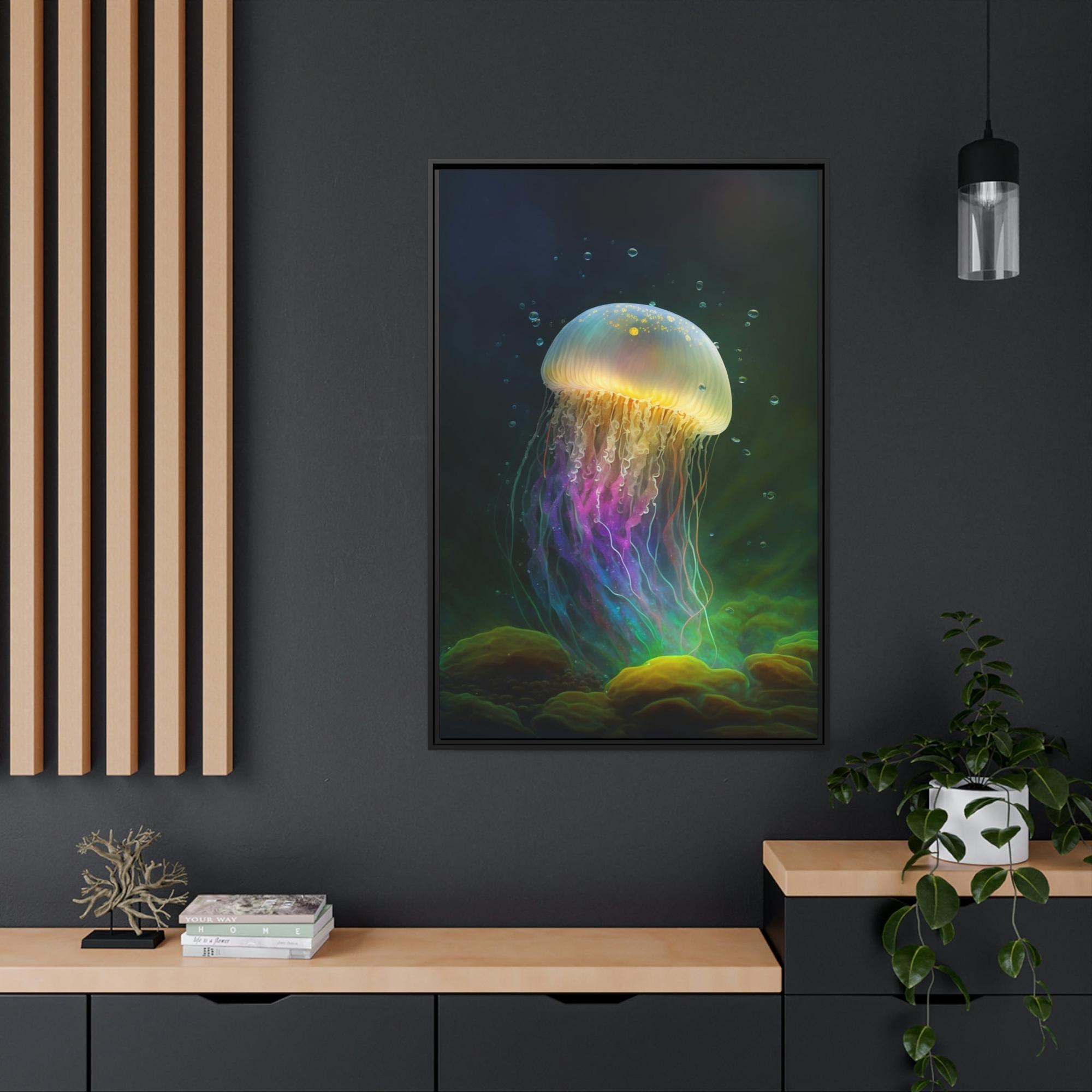 Jellyfishs Oceanic Wonders: Natural Canvas & Poster Masterpiece of Jellyfishes
