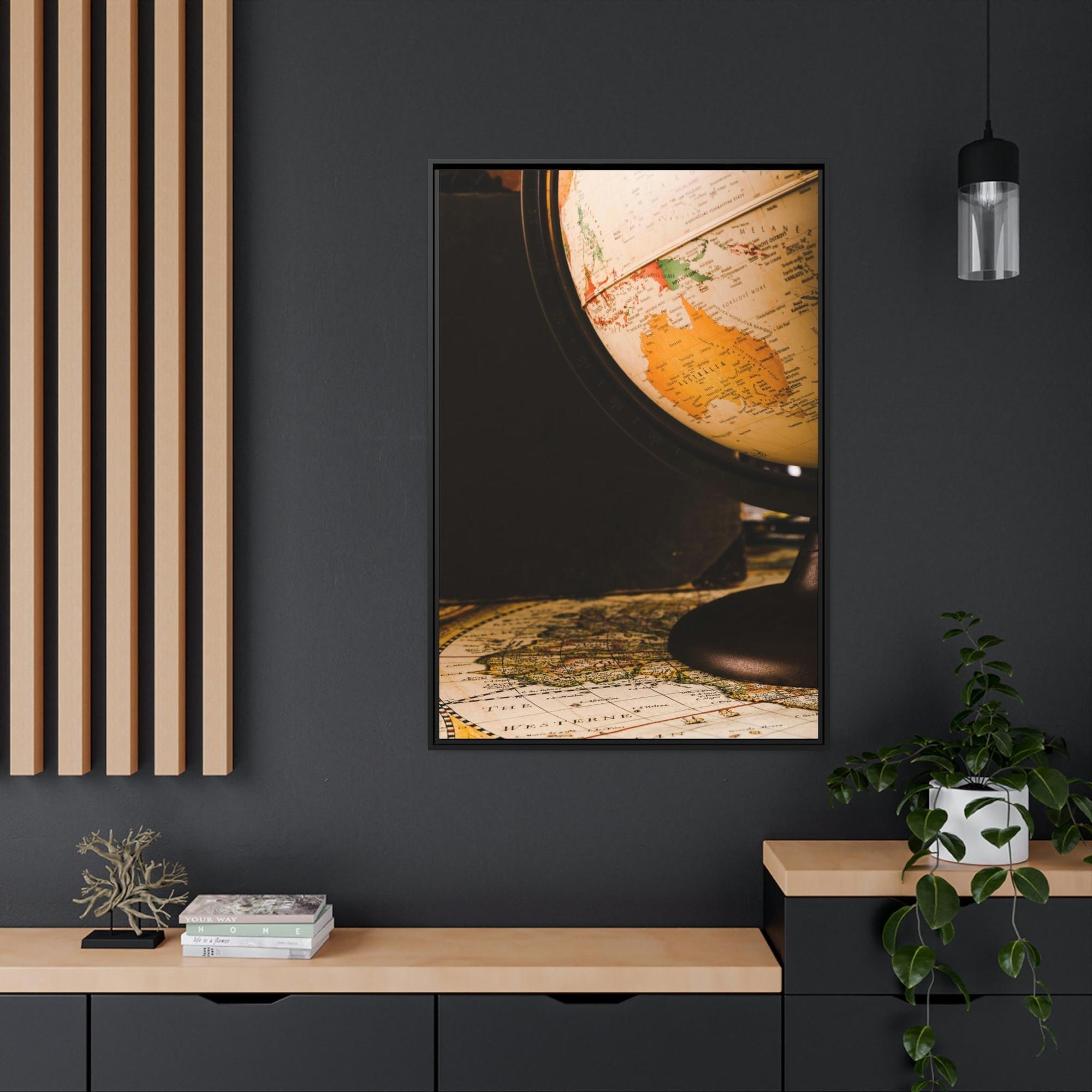 Maps Mapping the Globe: An Artistic Spin on a Classic World Map Globe