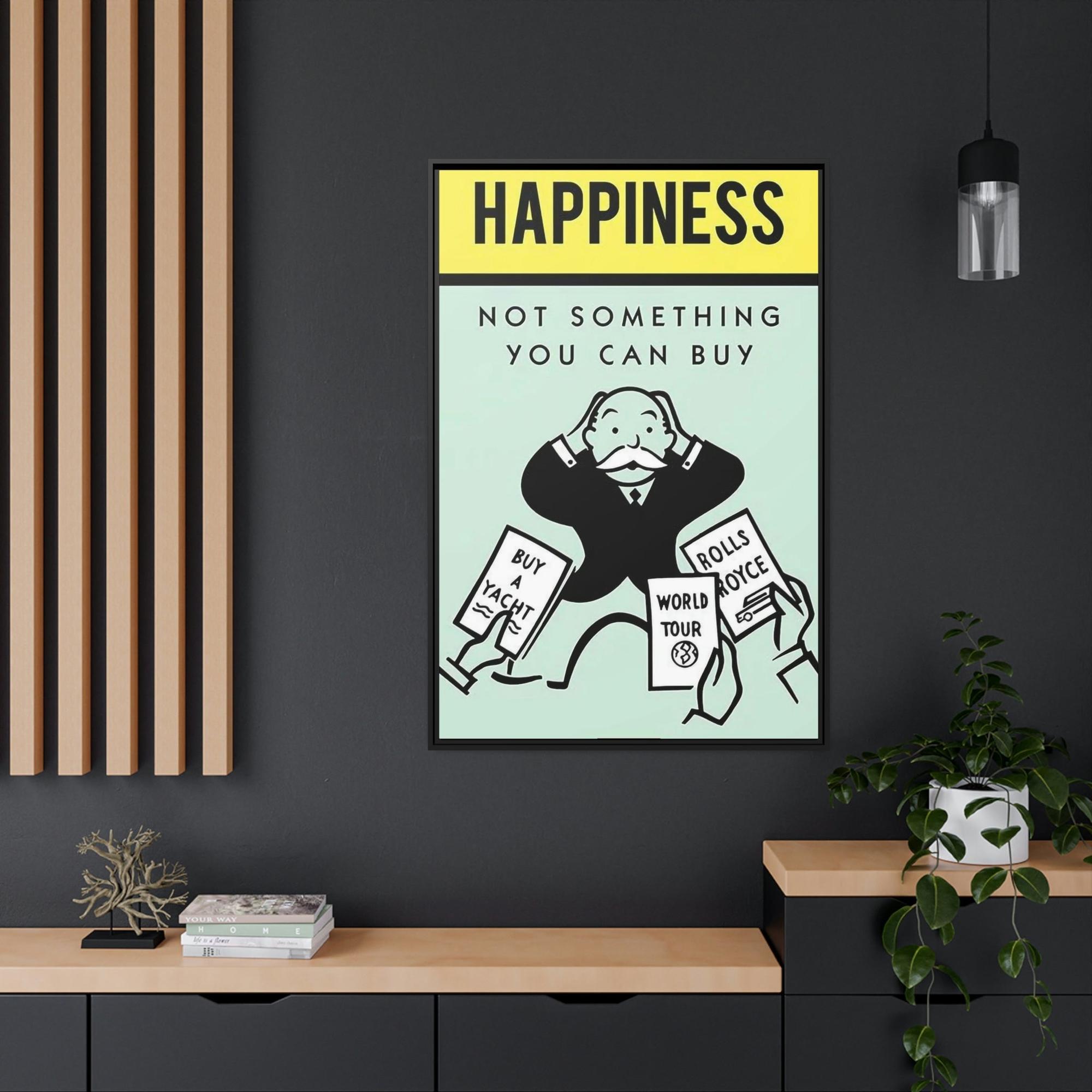 Monopoly & Motivation Money Quotes on Canvas: Alec Monopoly's Art and Poster Collection