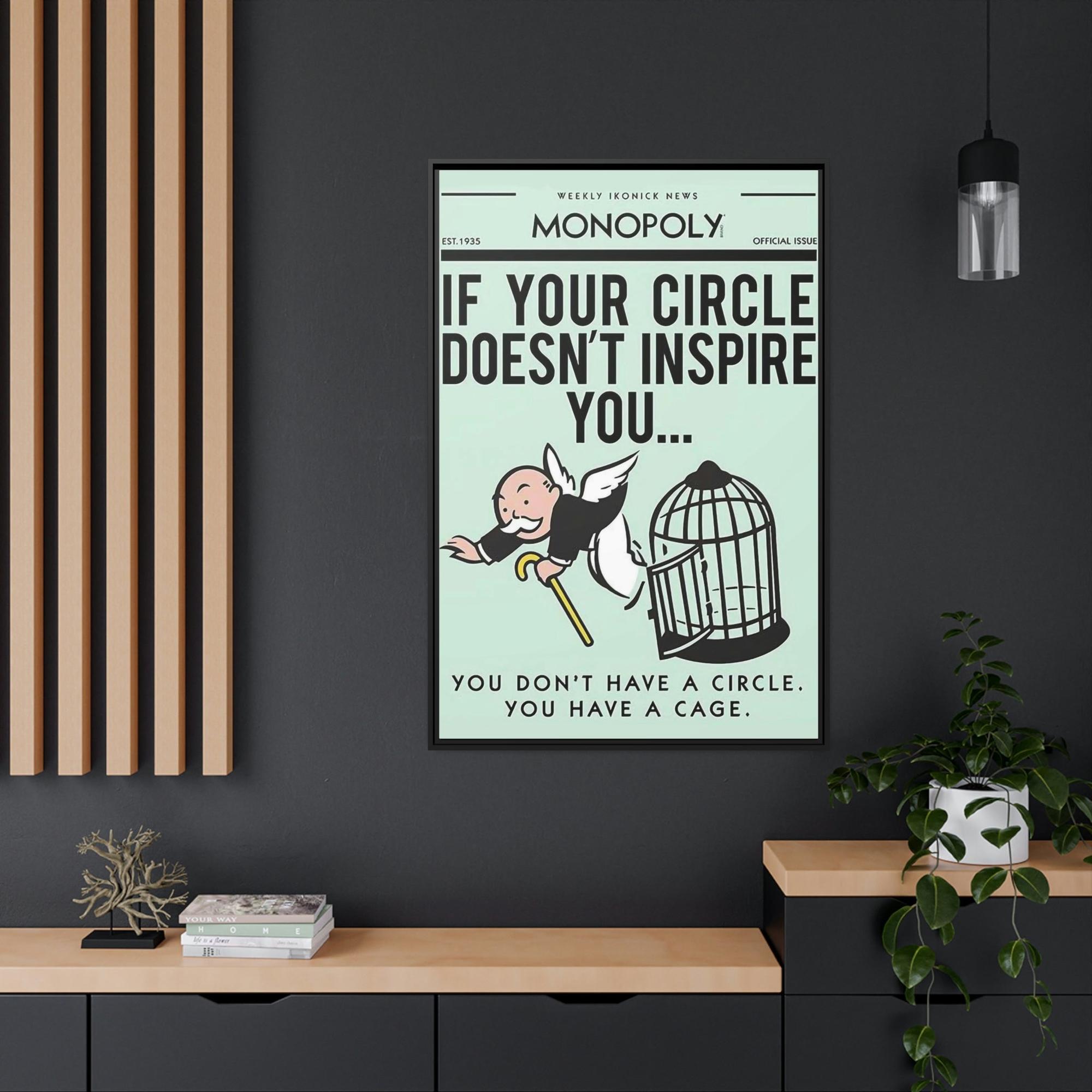 Monopoly & Motivation Colorful Quote Art: Alec Monopoly's Framed Canvas and Print Collection