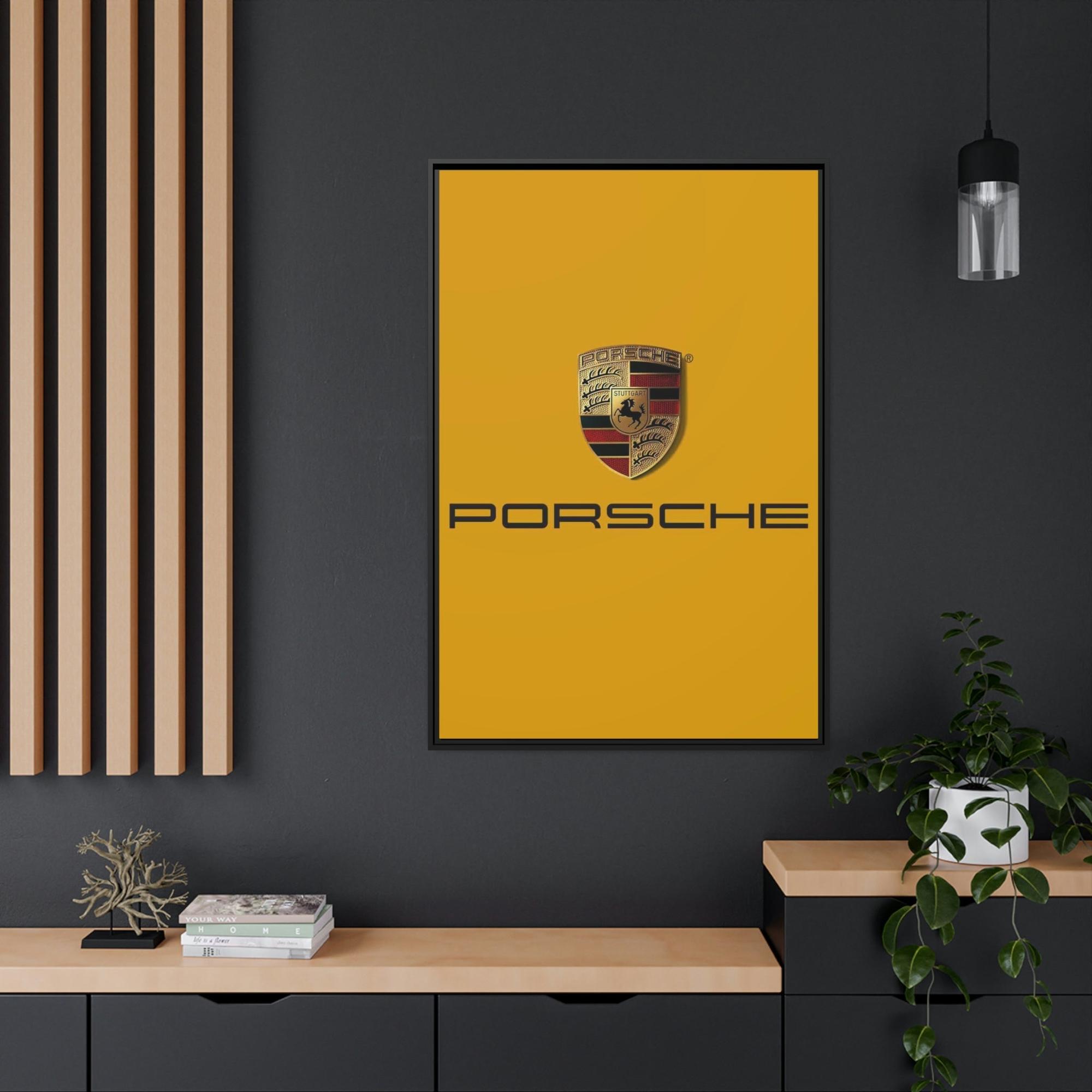 Porsche The Iconic Porsche Logo: A Symbol of Prestige and Quality on Canvas & Poster