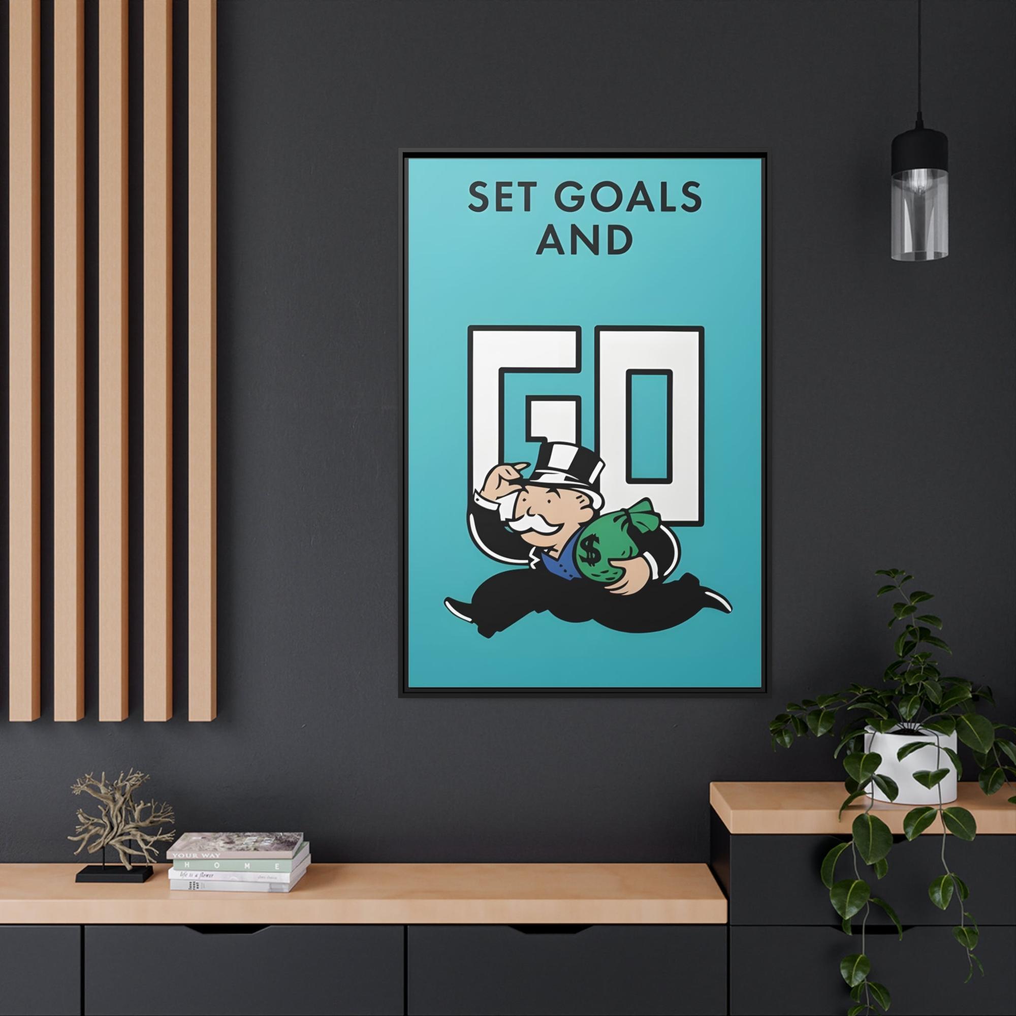Monopoly & Motivation Artistic Reverie: Canvas & Poster Wall Art Inspired by Monopoly and Motivation