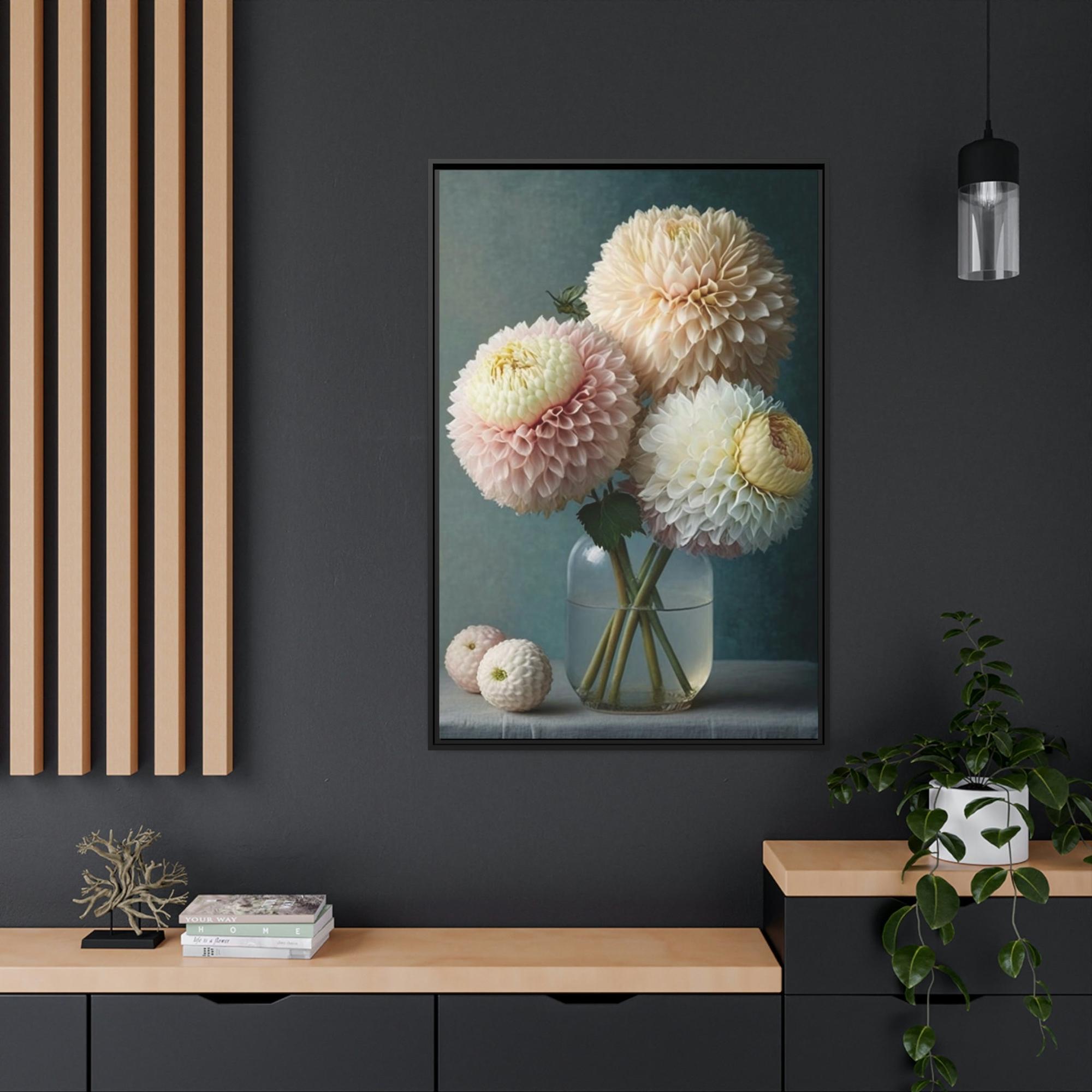 undefined The Allure of Dahlias: A Wall Art Print of These Enchanting Blooms