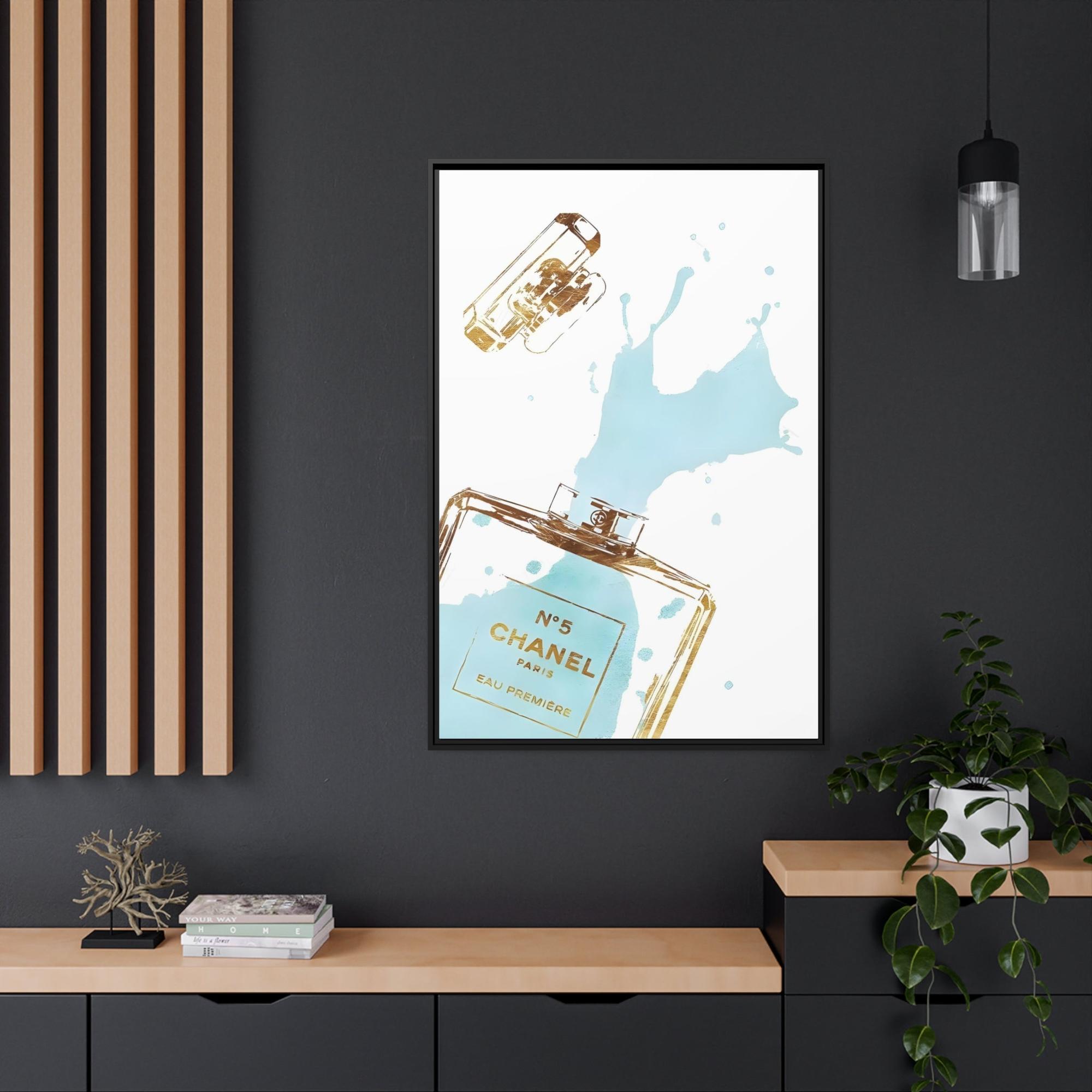 Chanel Chic Simplicity: Canvas & Poster Wall Art with a Chanel Flair