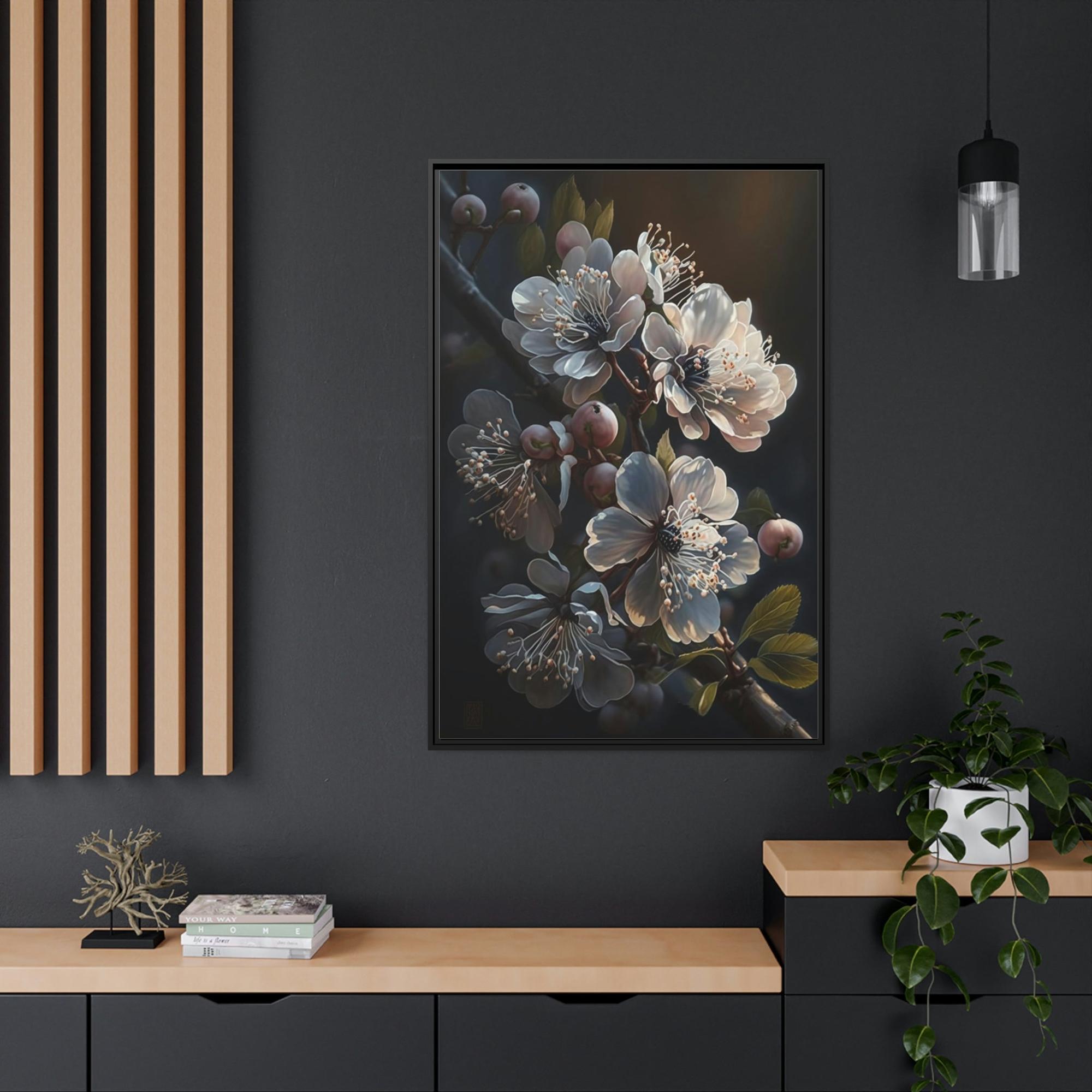 Cherry Blossoms Graceful Charm: Cherry Blossoms on High-Quality Print