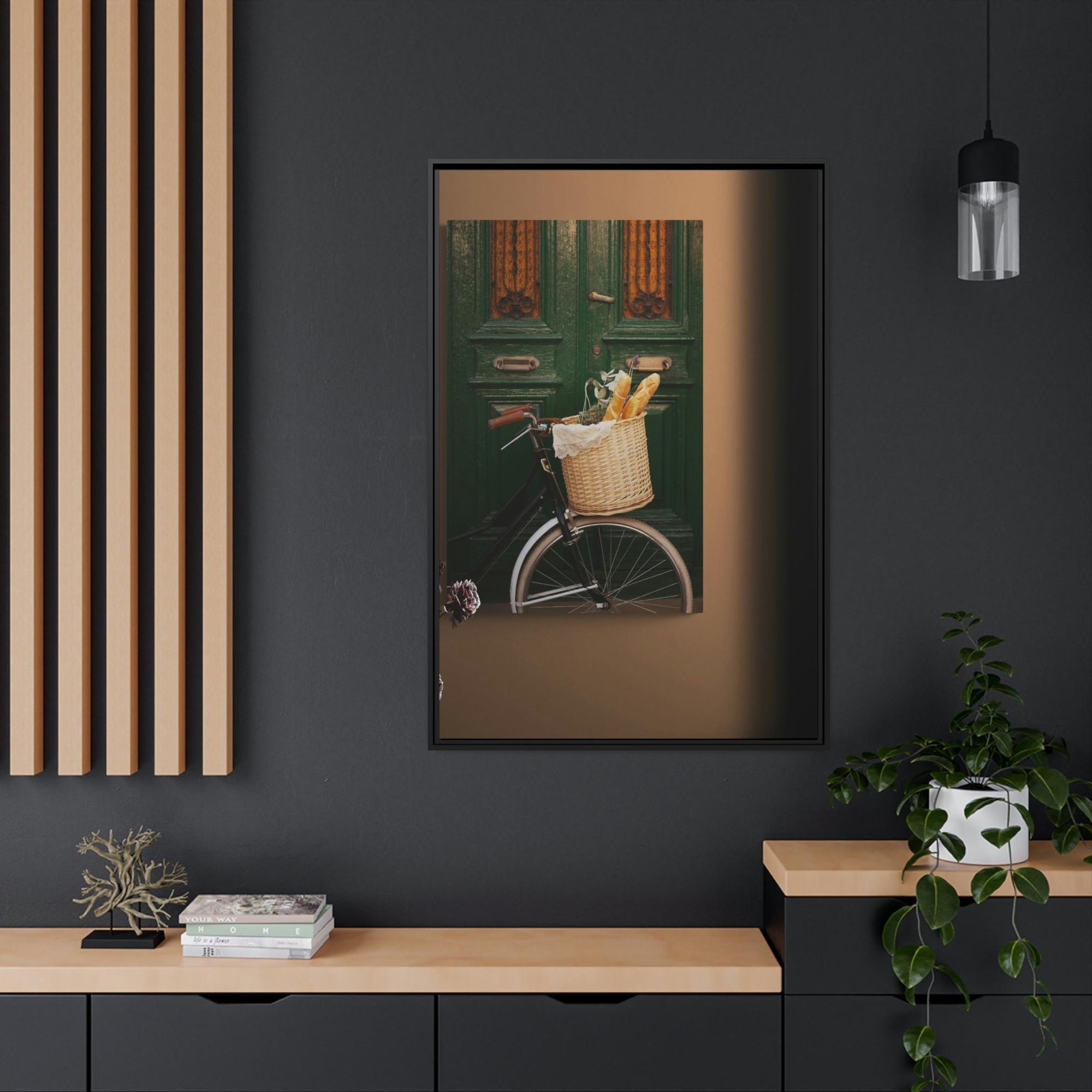 French Bonjour Paris: Natural Canvas & Poster Print of French Charm