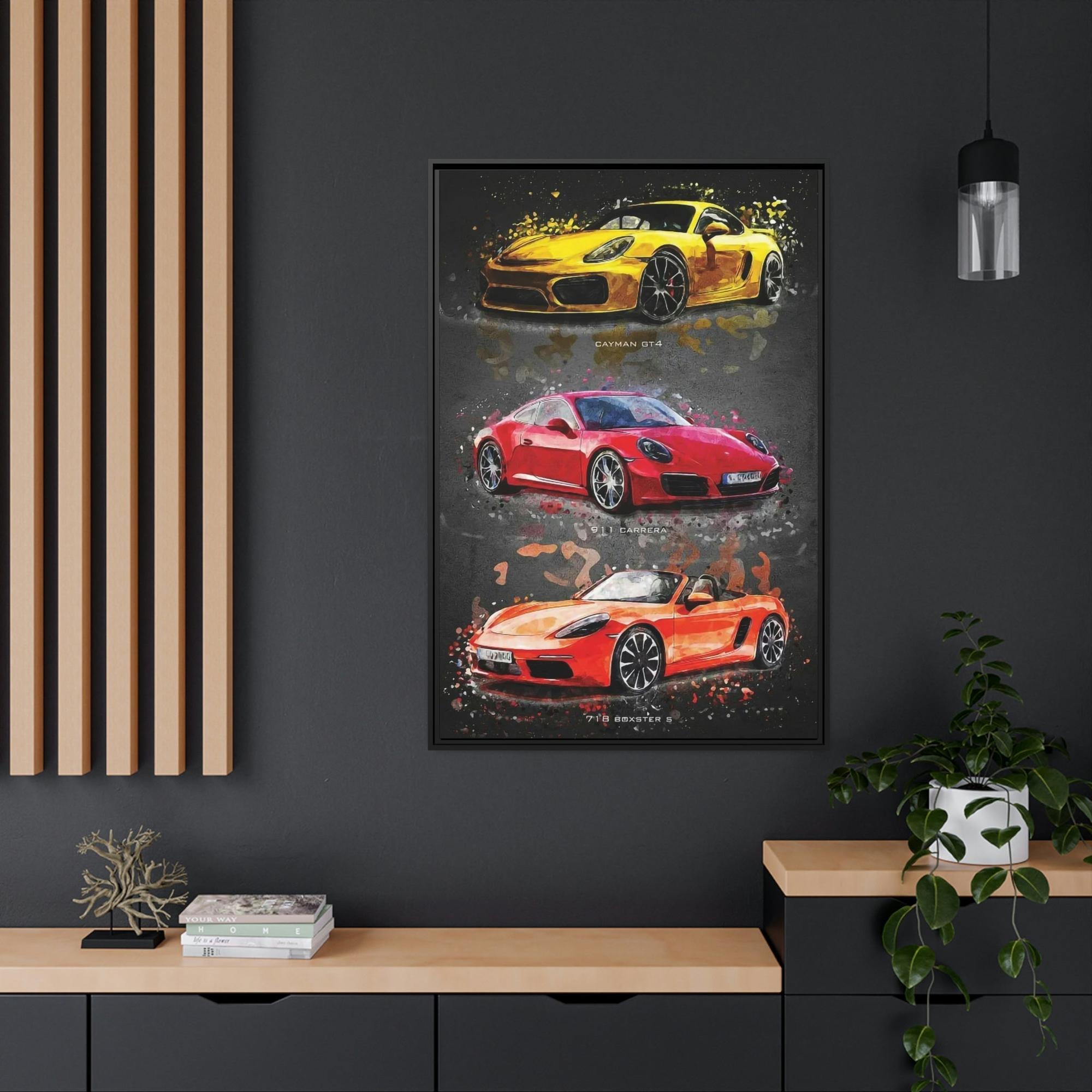 Porsche Porsche Dreams: Inspirational Wall Art on a Framed Poster & Canvas