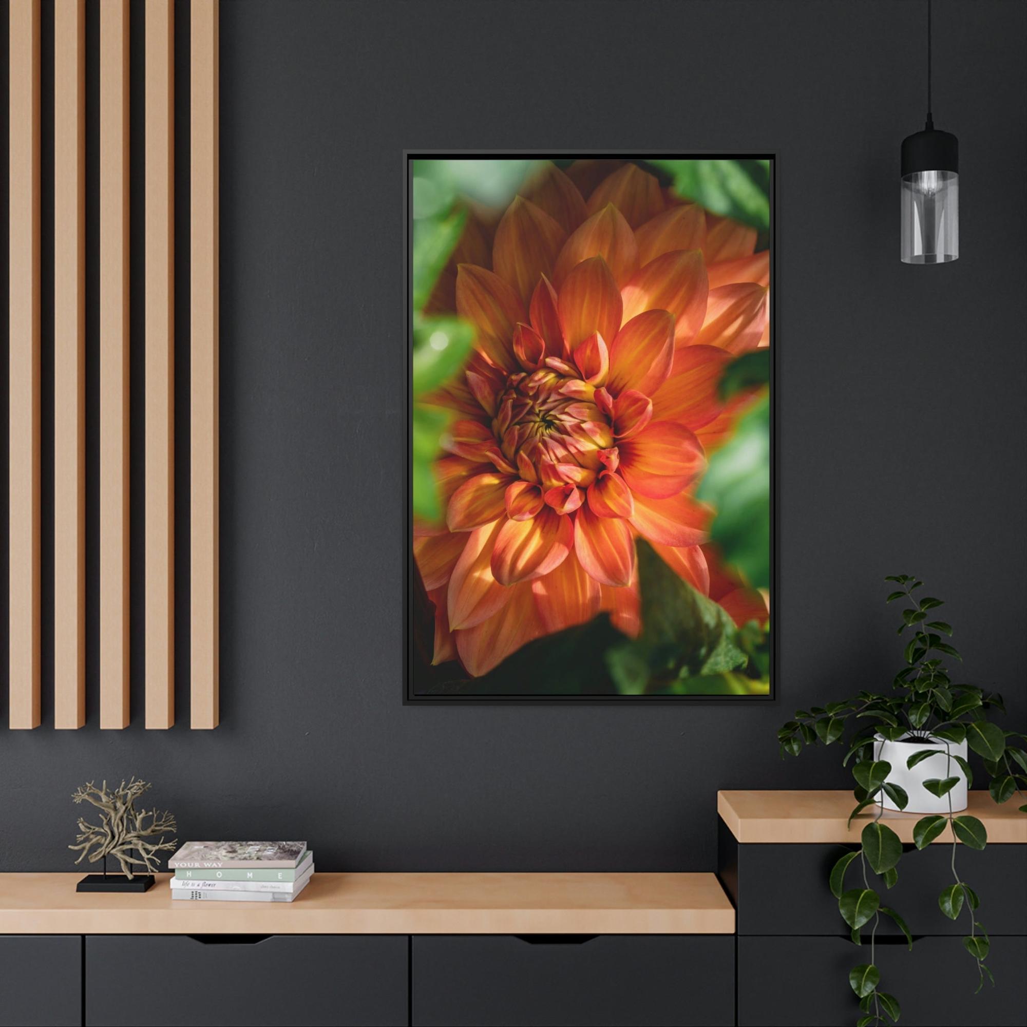 Dahlias The Majesty of Dahlias: A Wall Art Print of These Gorgeous Blooms