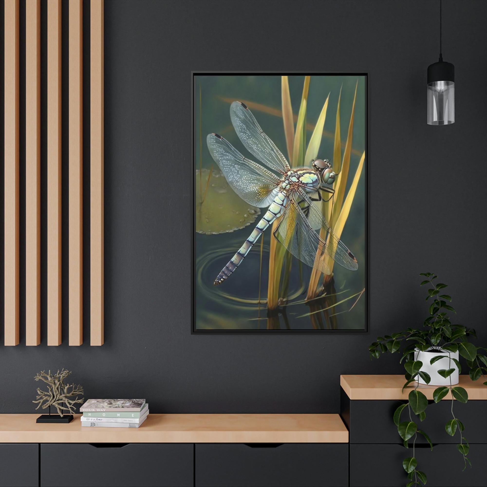 Dragonfly Dragonfly's World: A Framed Poster of These Lovely Insects