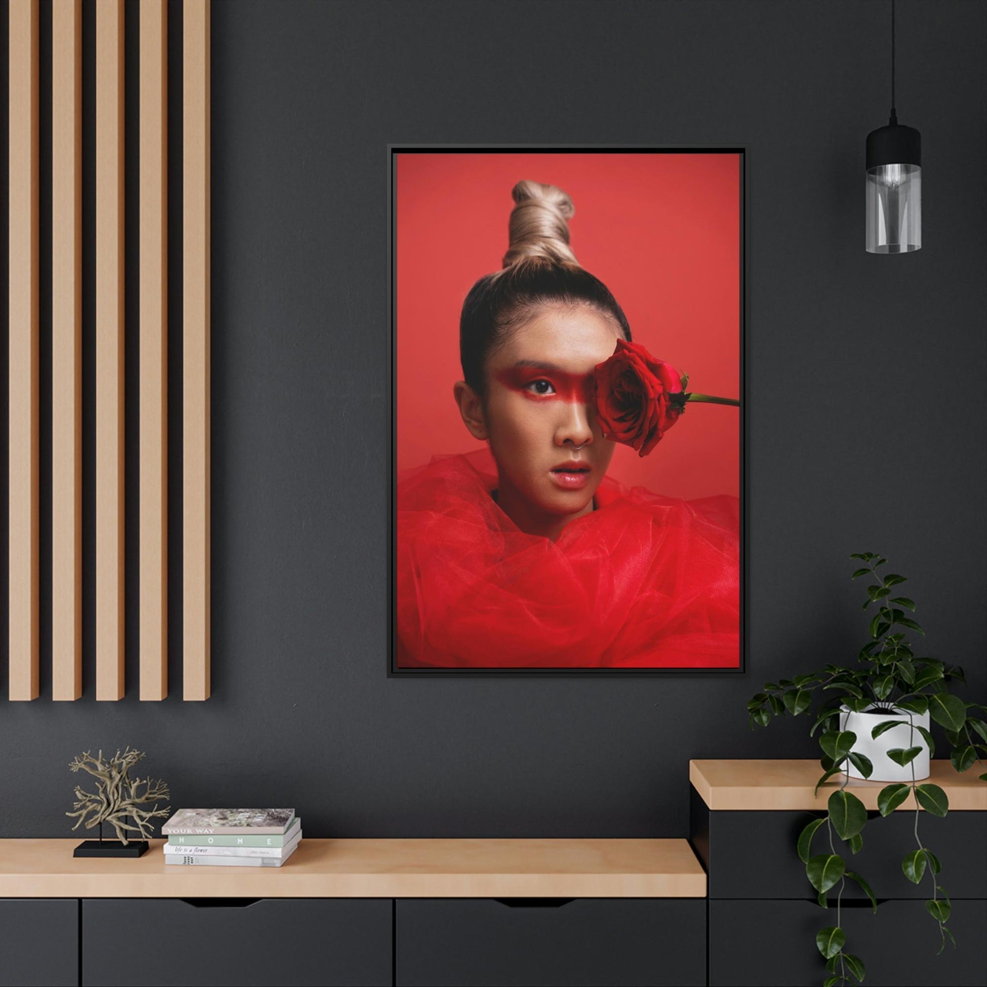 Fashion And Beauty Chic and Stylish: A Framed Canvas of High Fashion and Beauty