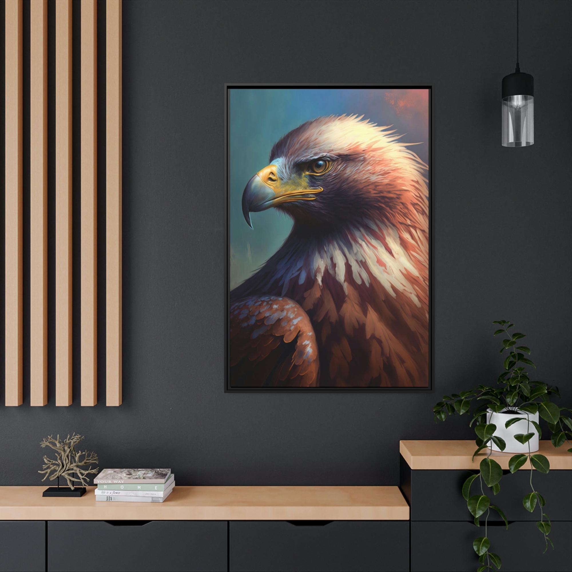 Eagles Soaring Solitude: Majestic Eagles Grace the Natural Canvas