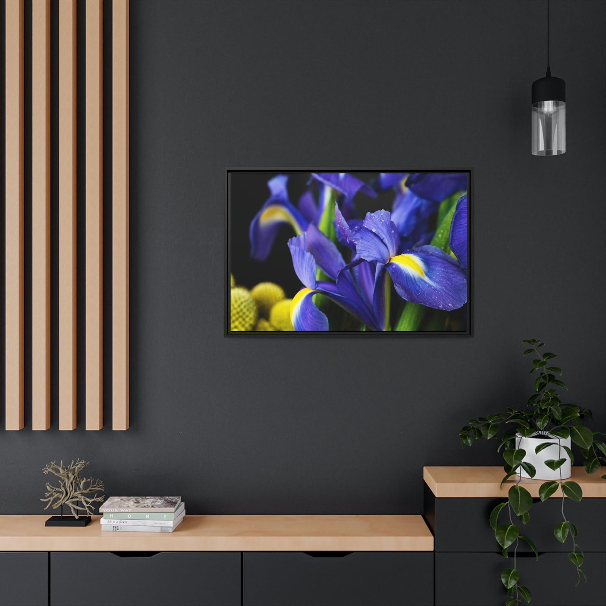 Irises Iris Dreams: A Canvas of Purple and Blue Hues