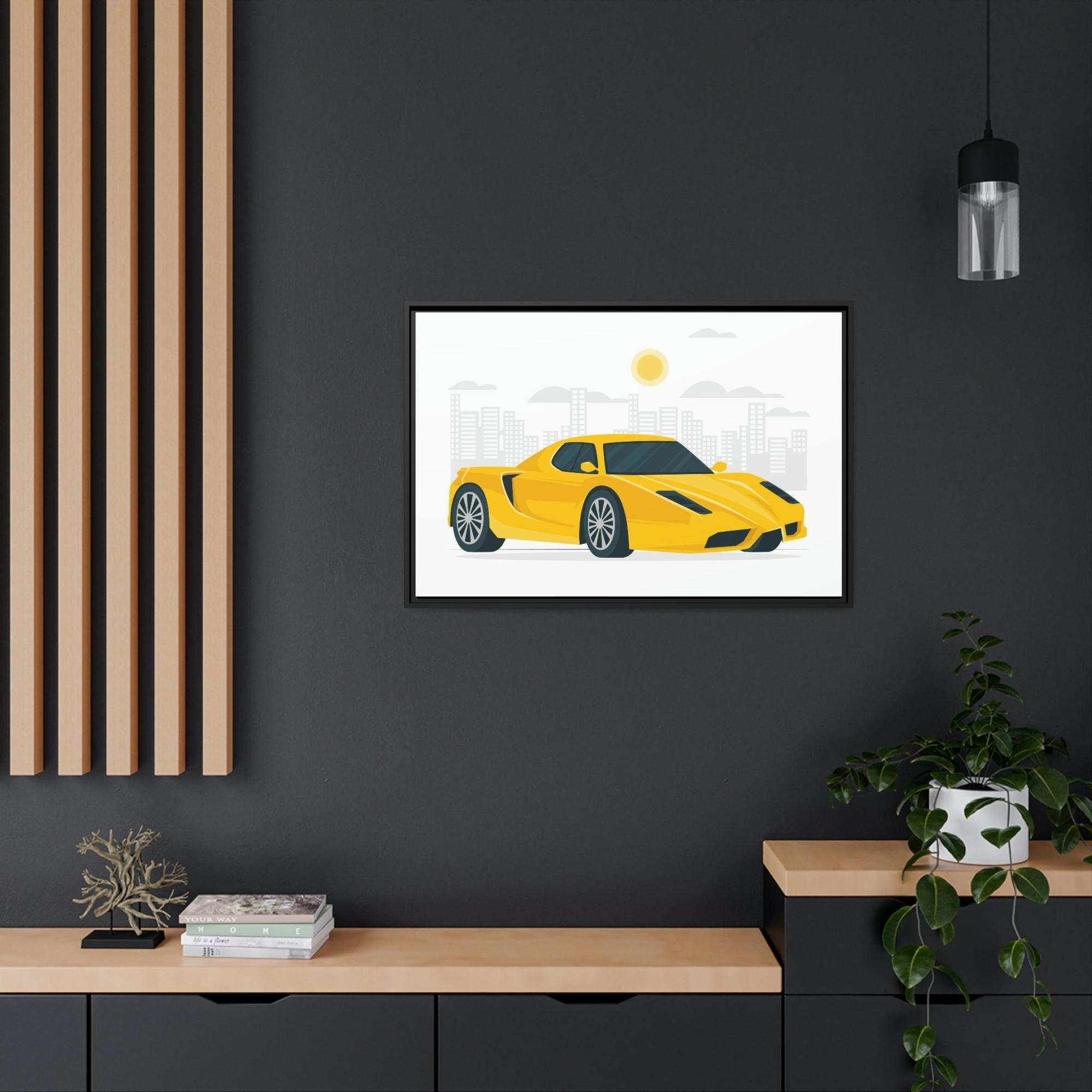 Lamborghini Graceful Power: Lamborghini Framed Poster & Canvas and Wall Art Decor