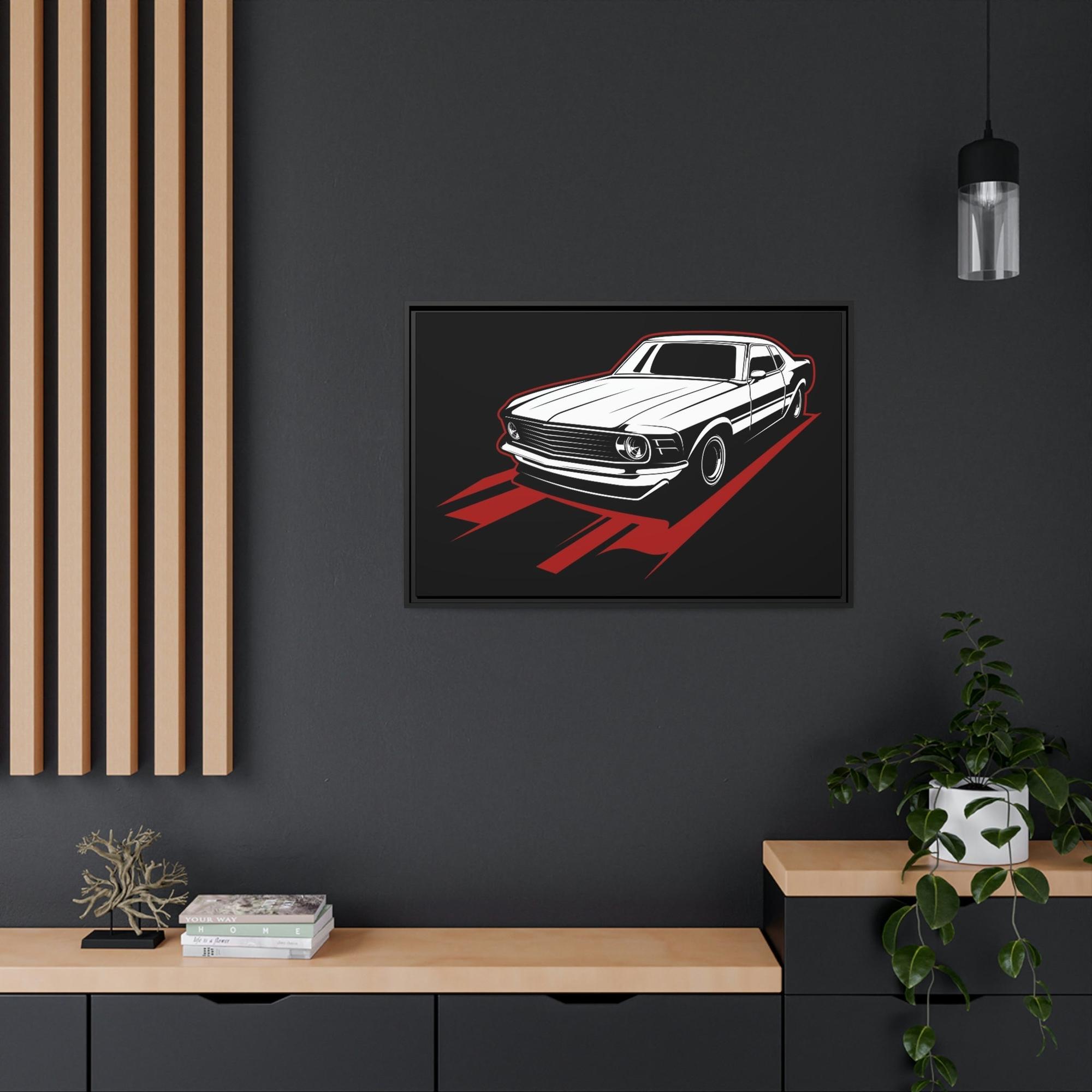 Mustang Powerful Beauty: Mustang Canvas & Poster Print and Framed Wall Art