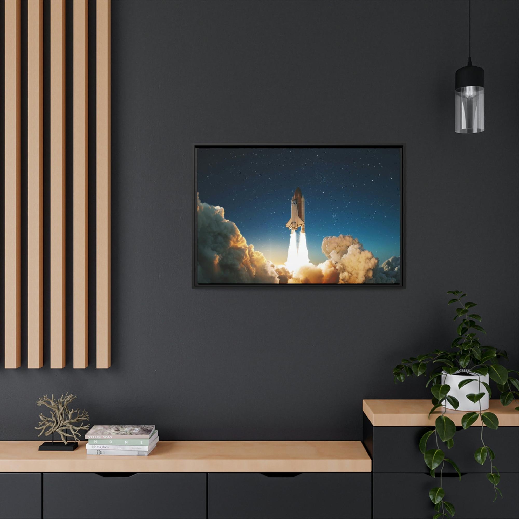 Nasa Beyond the Stratosphere: NASA-Themed Canvas