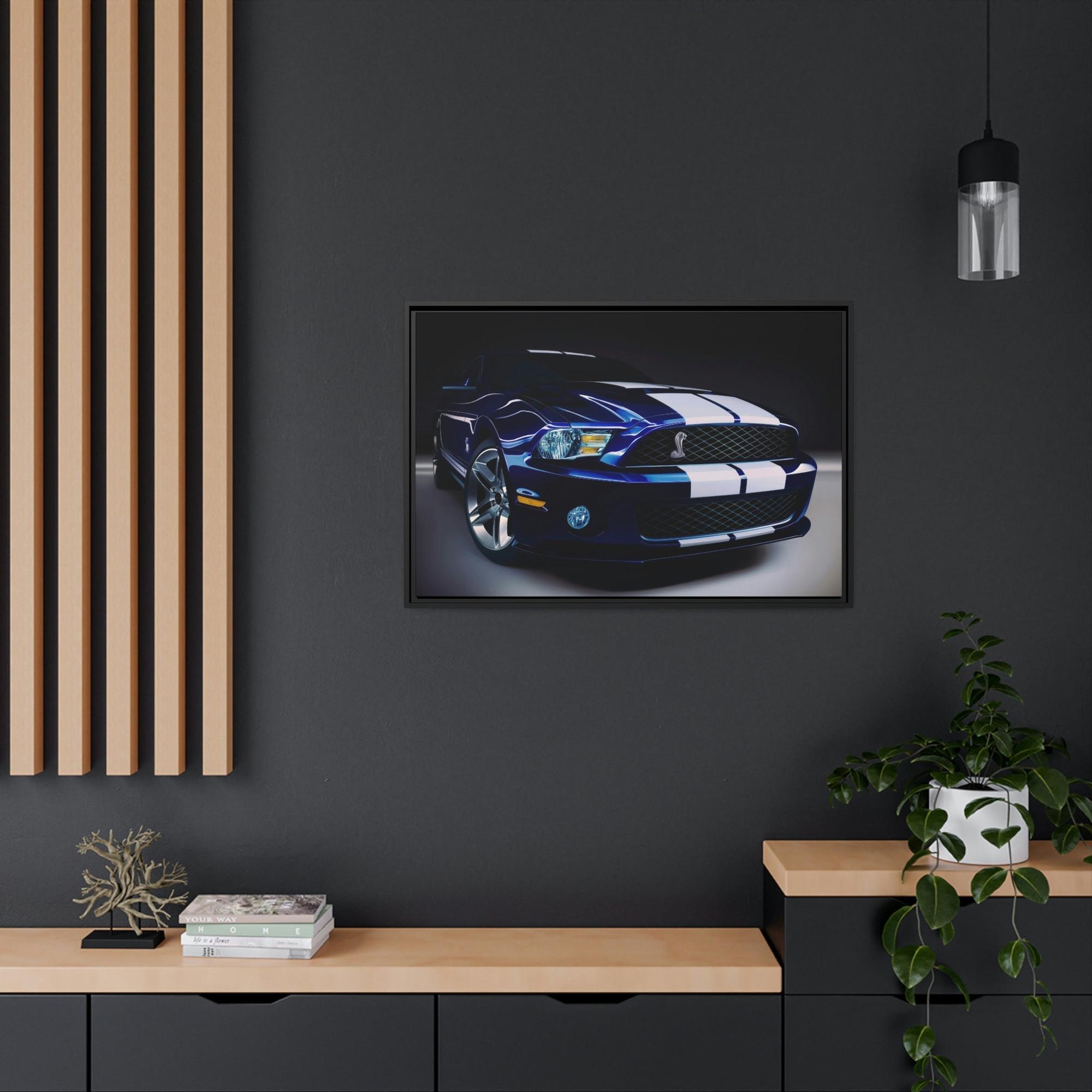 Mustang Mustang: Natural Canvas Wall Art and Framed Canvas & Poster Print