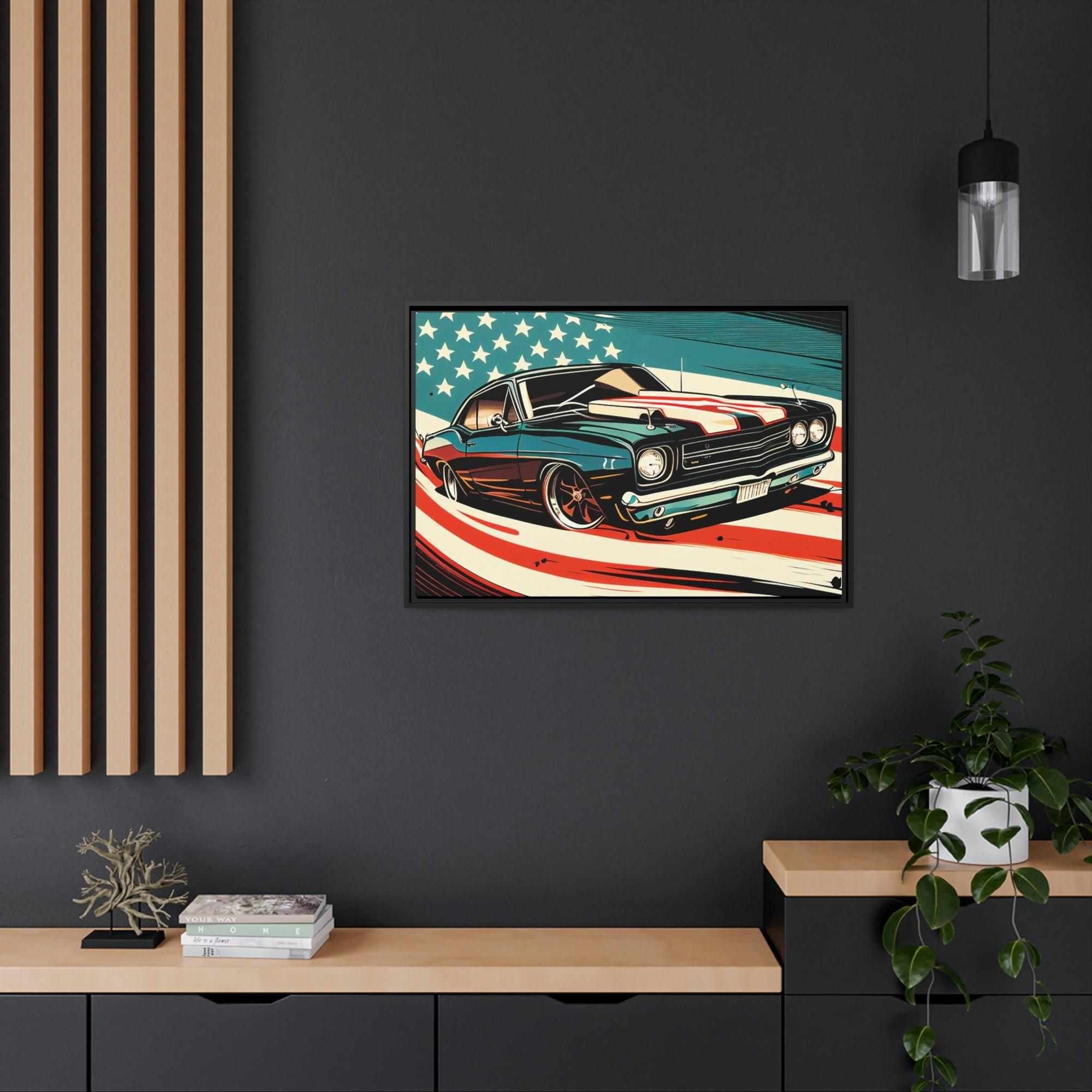 Mustang Free Spirit: Mustang Framed Wall Art and Canvas Print