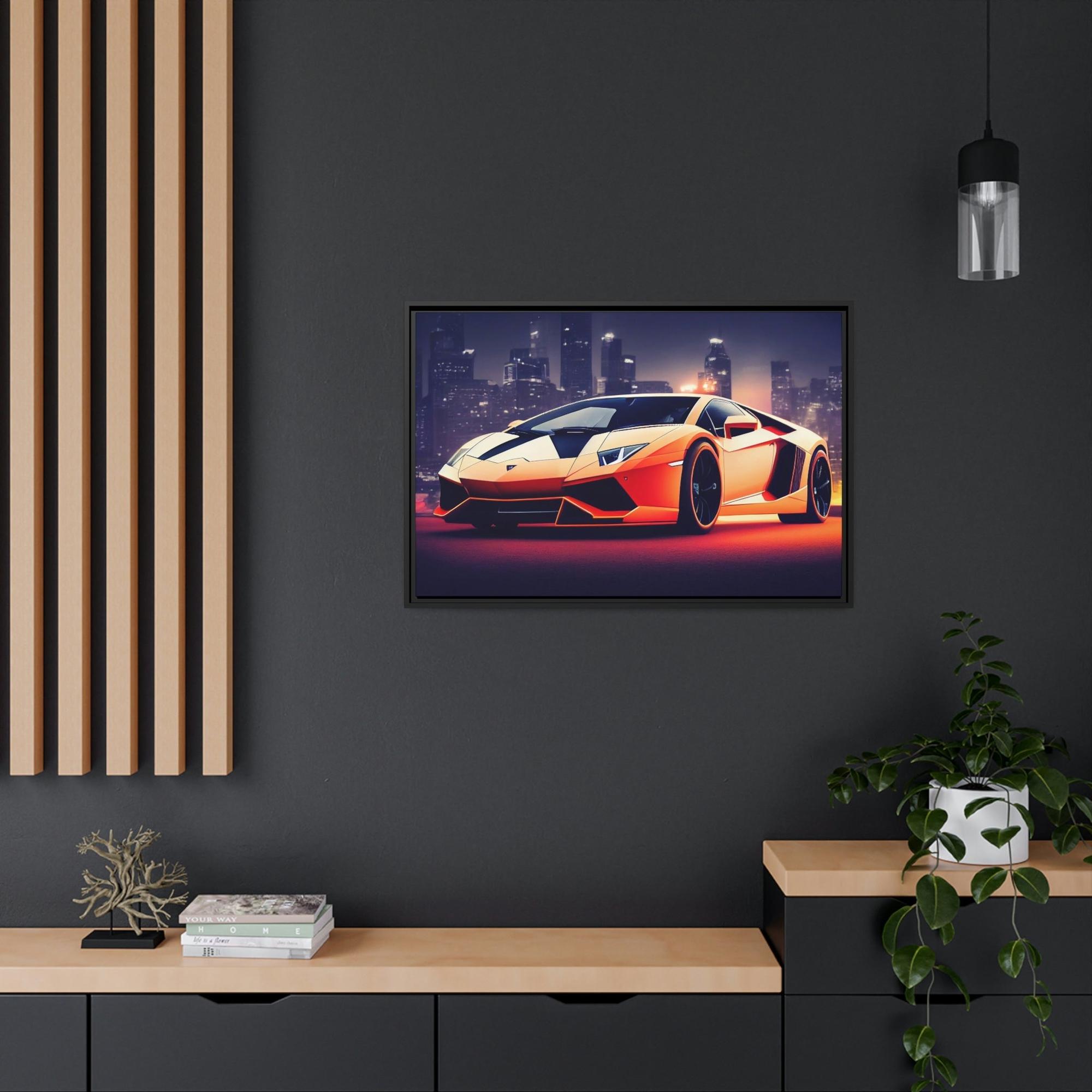 Lamborghini Icon of Speed: Lamborghini on Canvas & Poster for Automotive Art Collectors