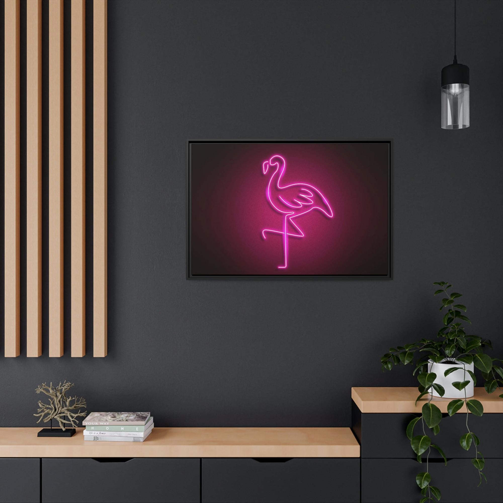 Neon Luminous Nightscape: Neon-inspired Canvas Prints for Stunning Wall Art Decor