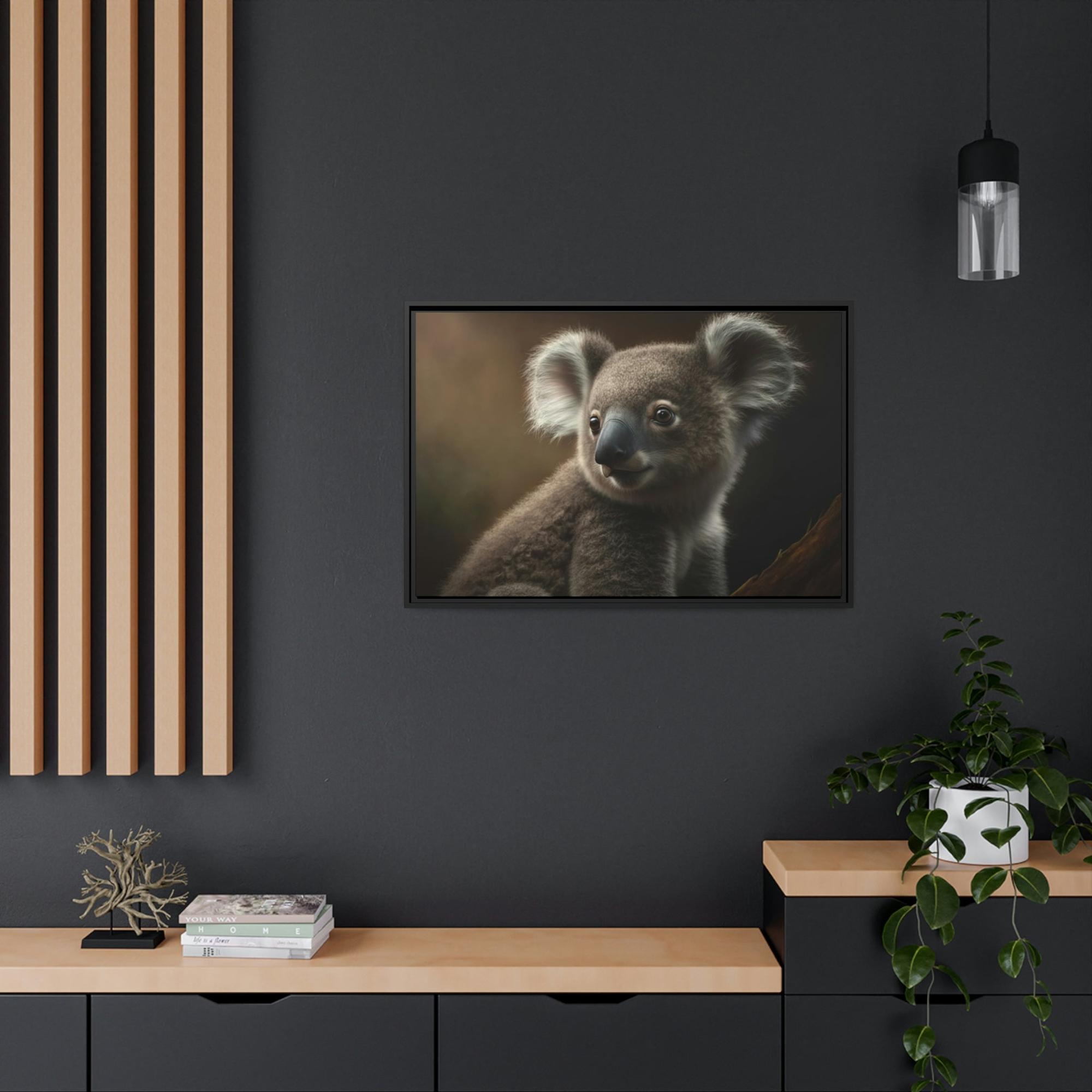 Koalas A Koala's Dream: A Whimsical Painting on Canvas