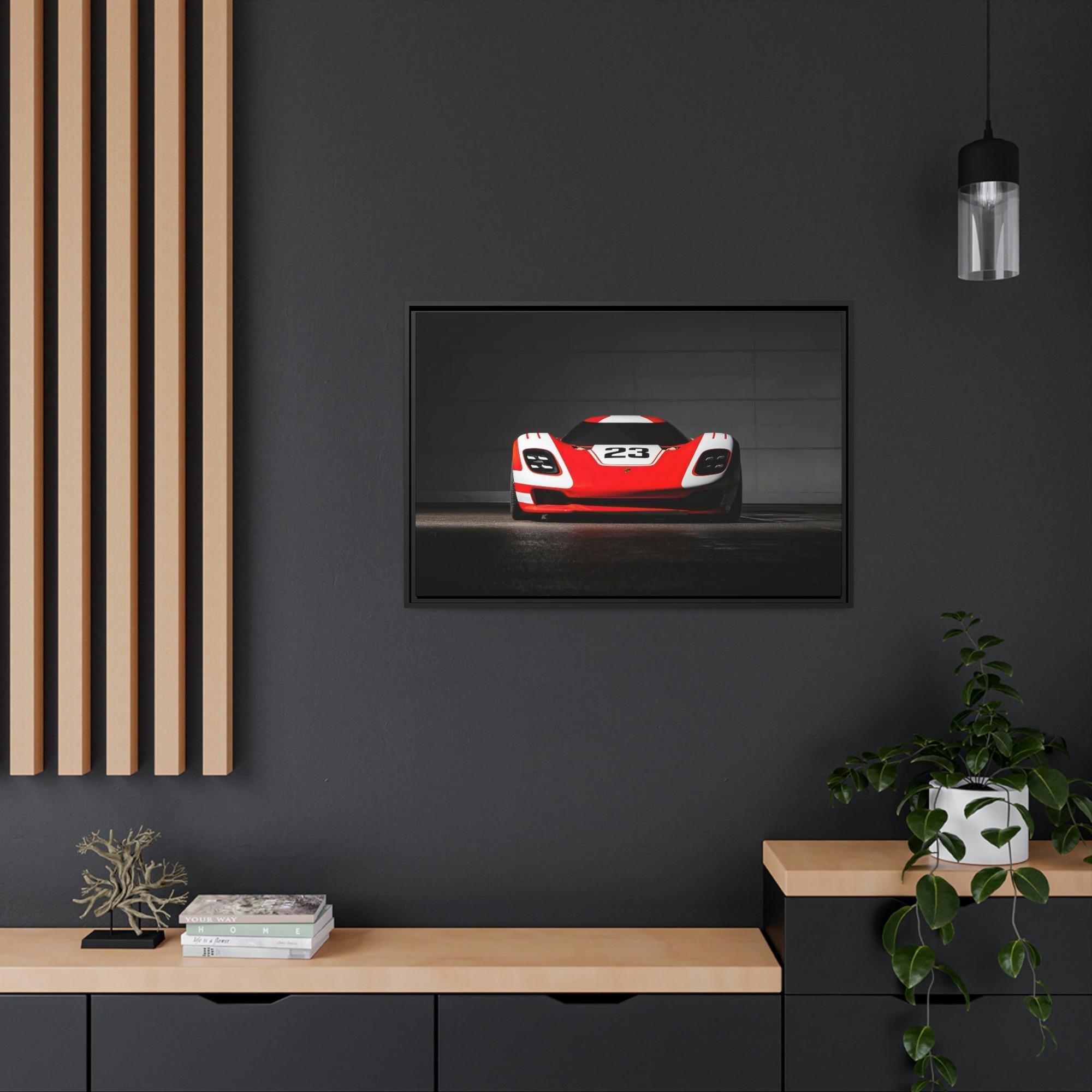 Porsche Speed and Beauty: Natural Canvas and Framed Prints of Porsche Sports Cars