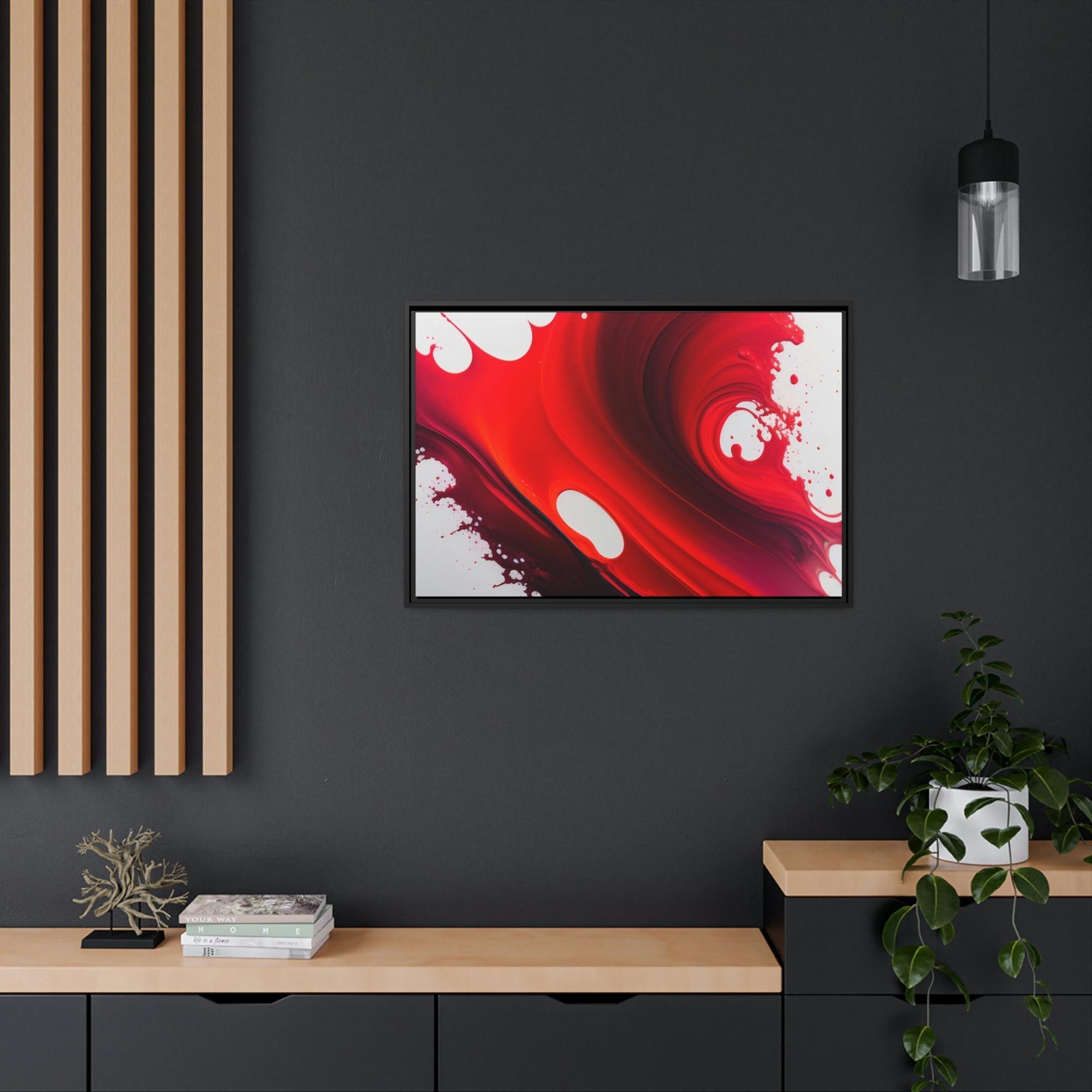 Red Abstract Art The Art of Energy: Red Abstract Wall Art and Framed Posters & Canvas