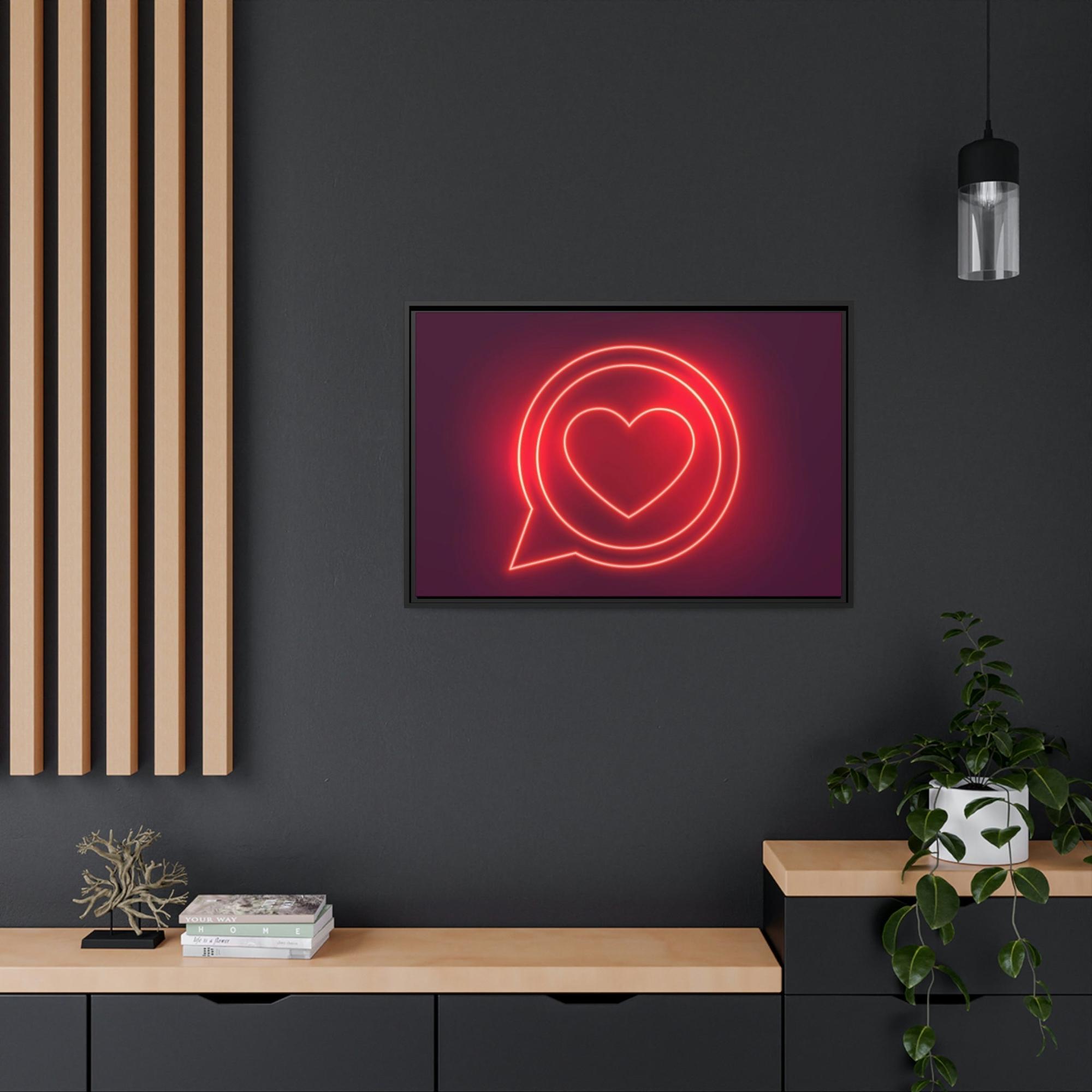 Neon Illuminated Inspiration: Neon-themed Wall Art Prints on High-Quality Canvas