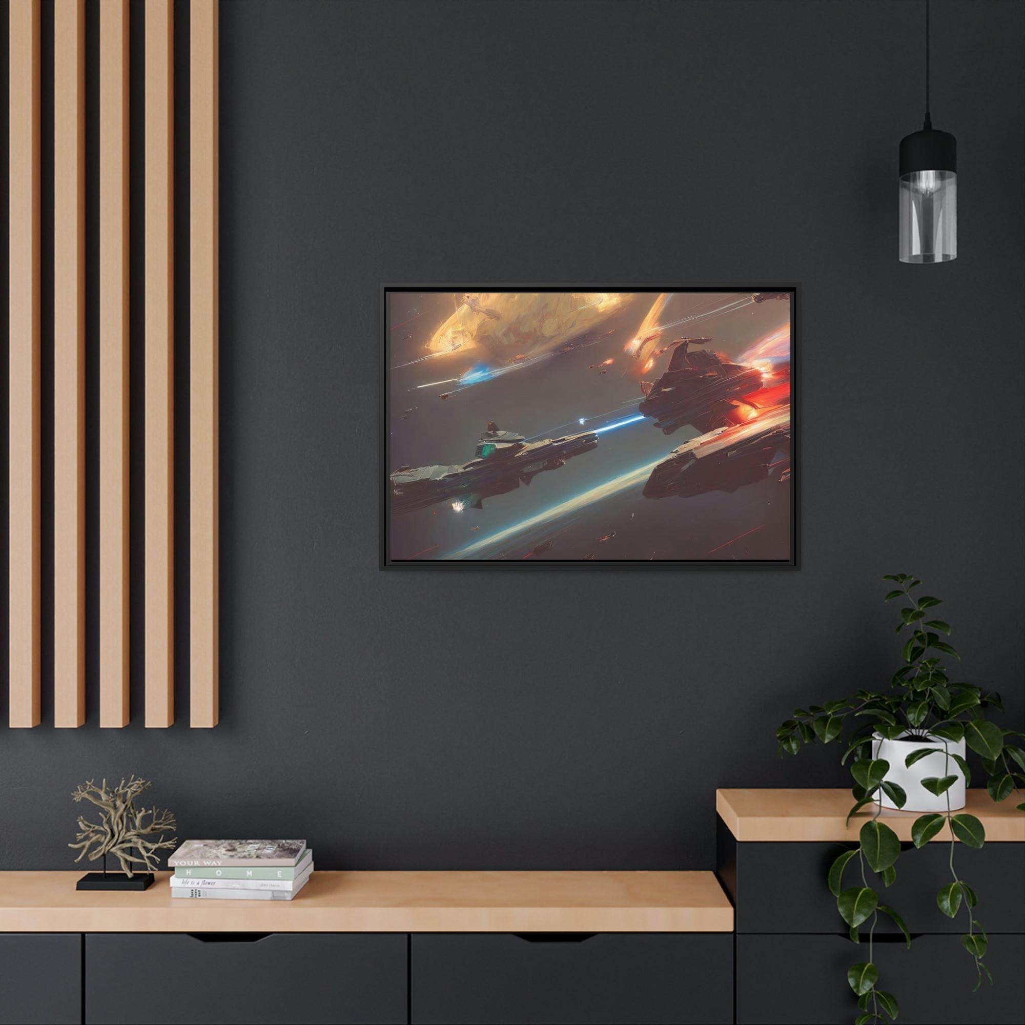 Star Wars Star Wars Saga: Natural Canvas & Poster Print of Iconic Movie Moments