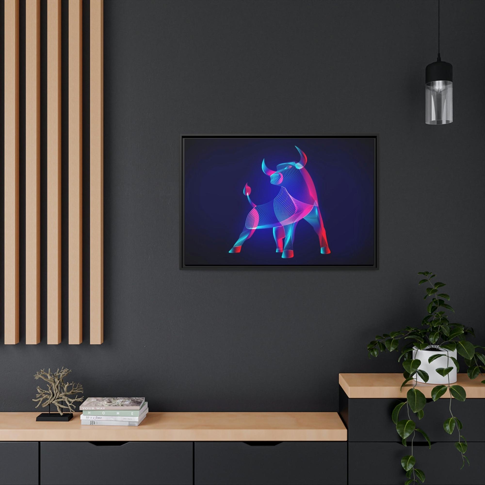 undefined Enchanted Expressions: Premium Canvas Prints for Exquisite Neon-themed Wall Decor