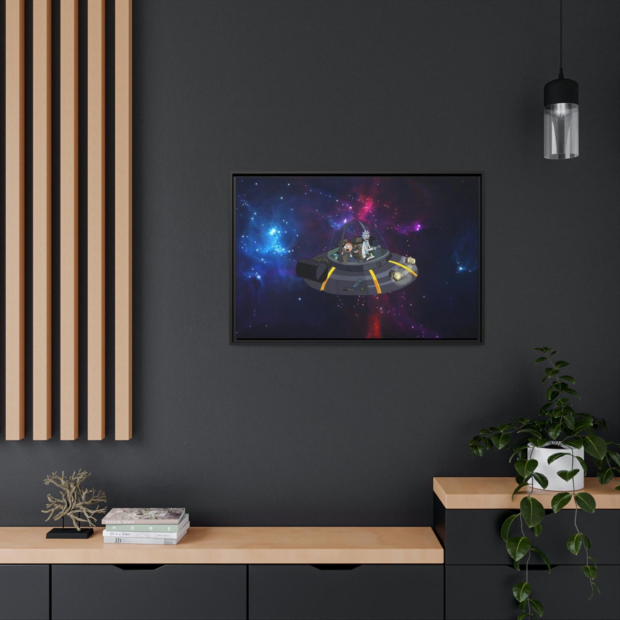 Rick And Morty Art Vivid Imagination: Rick and Morty Poster Art on Canvas for a Dynamic Wall Art Display