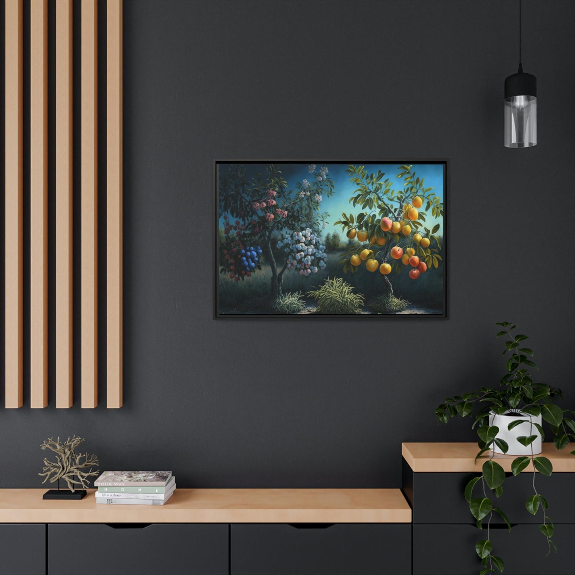 Fruit Trees Blossoming Orchard: Fruit Trees Canvas Art