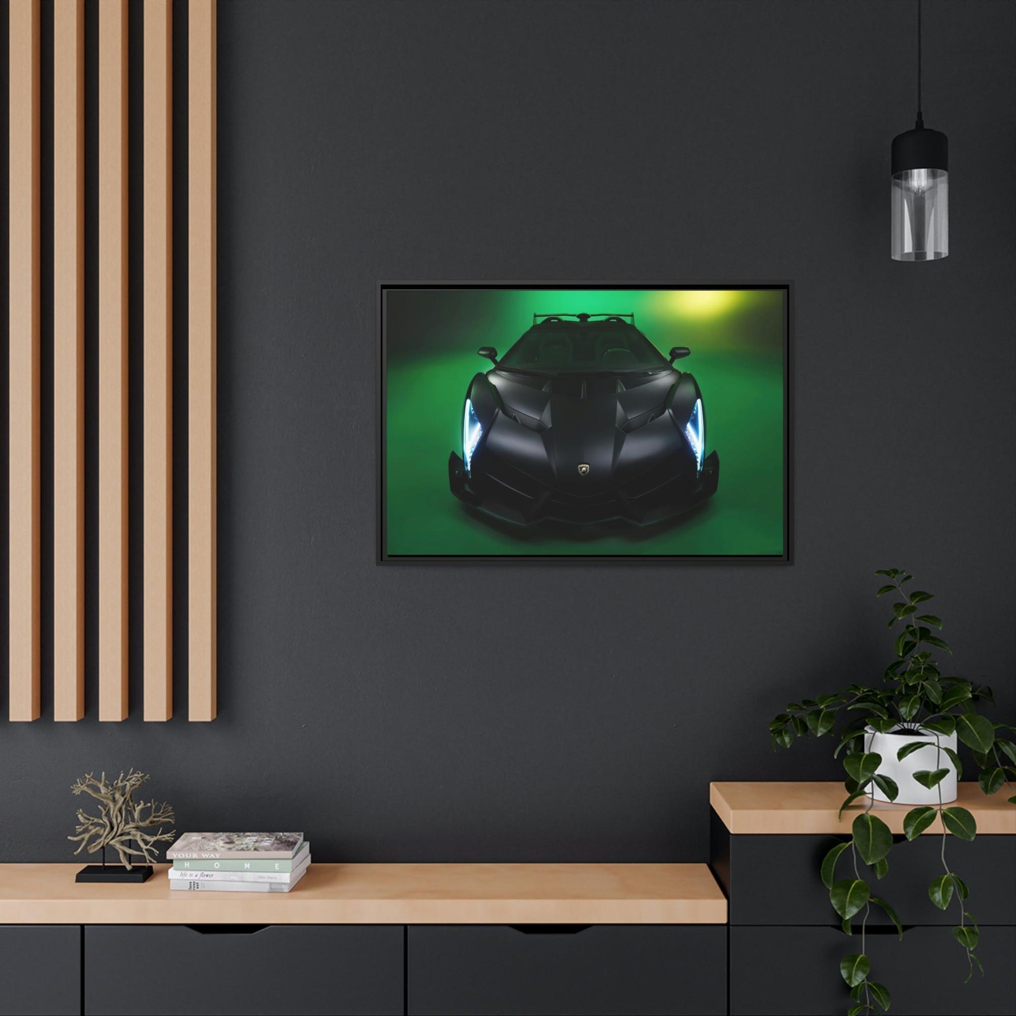 Porsche Bold and Beautiful: Natural Canvas and Framed Posters of Porsche Supercars
