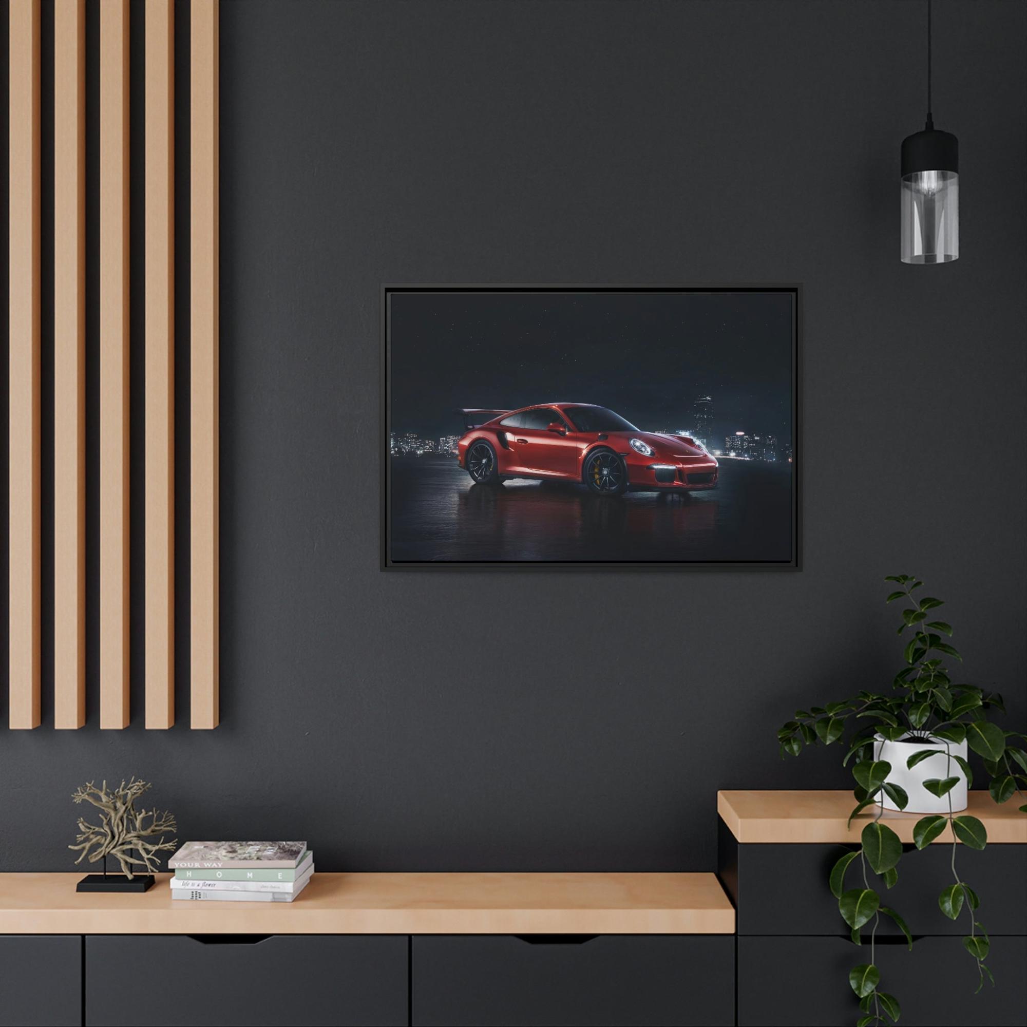 Porsche Racing Dreams: Poster & Canvas Print of a Porsche on the Track